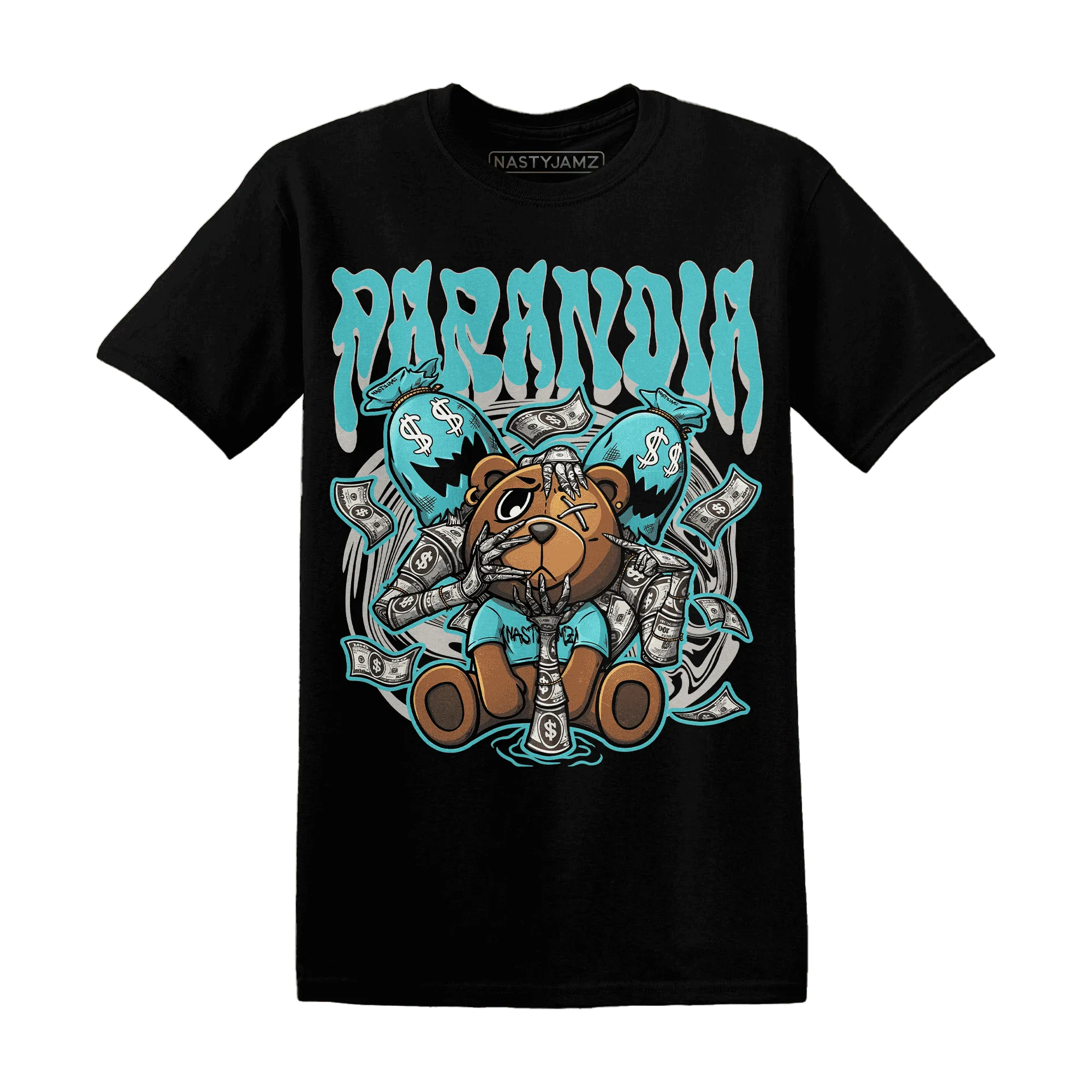 NastyJamz-NBL-Cyan-Burst-9060-T-Shirt-Match-Paranoia-Money-BER