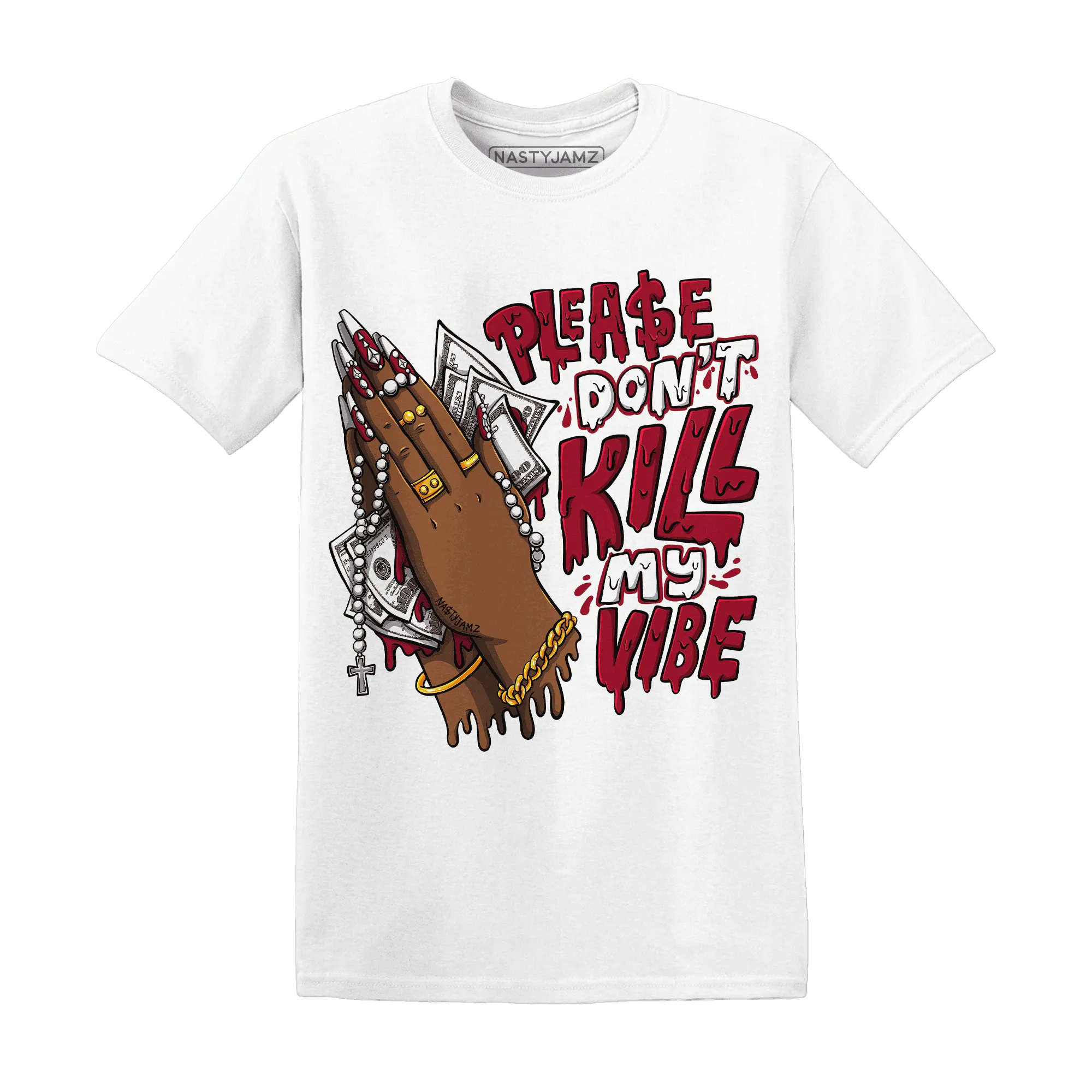 NastyJamz-Retro-Red-Taxi-12s-T-Shirt-Match-Please-Don&
