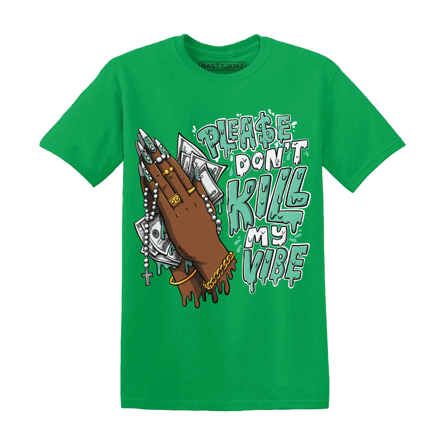 NastyJamz-High-OG-Green-Glow-1s-T-Shirt-Match-Please-Don&