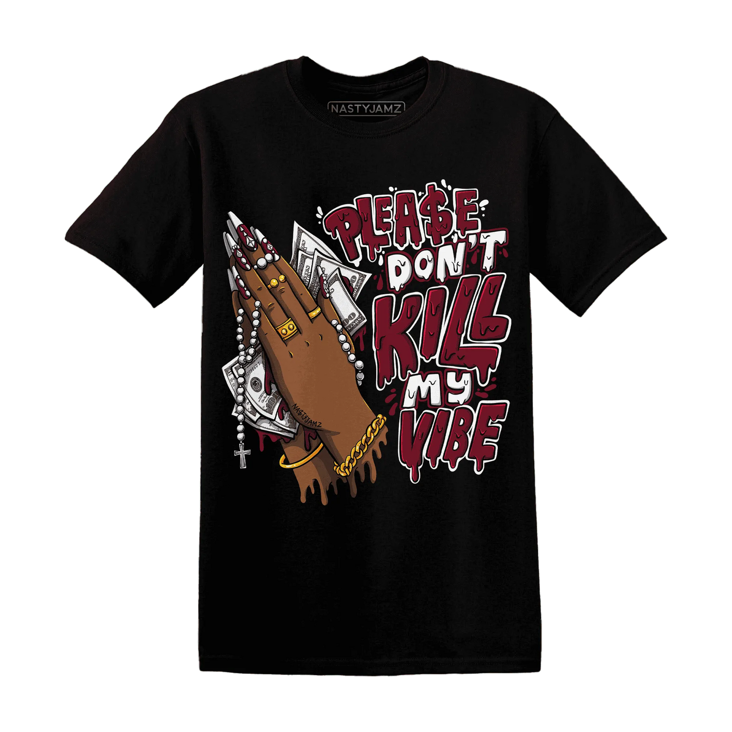 NastyJamz-High-White-Team-Red-1s-T-Shirt-Match-Please-Don&