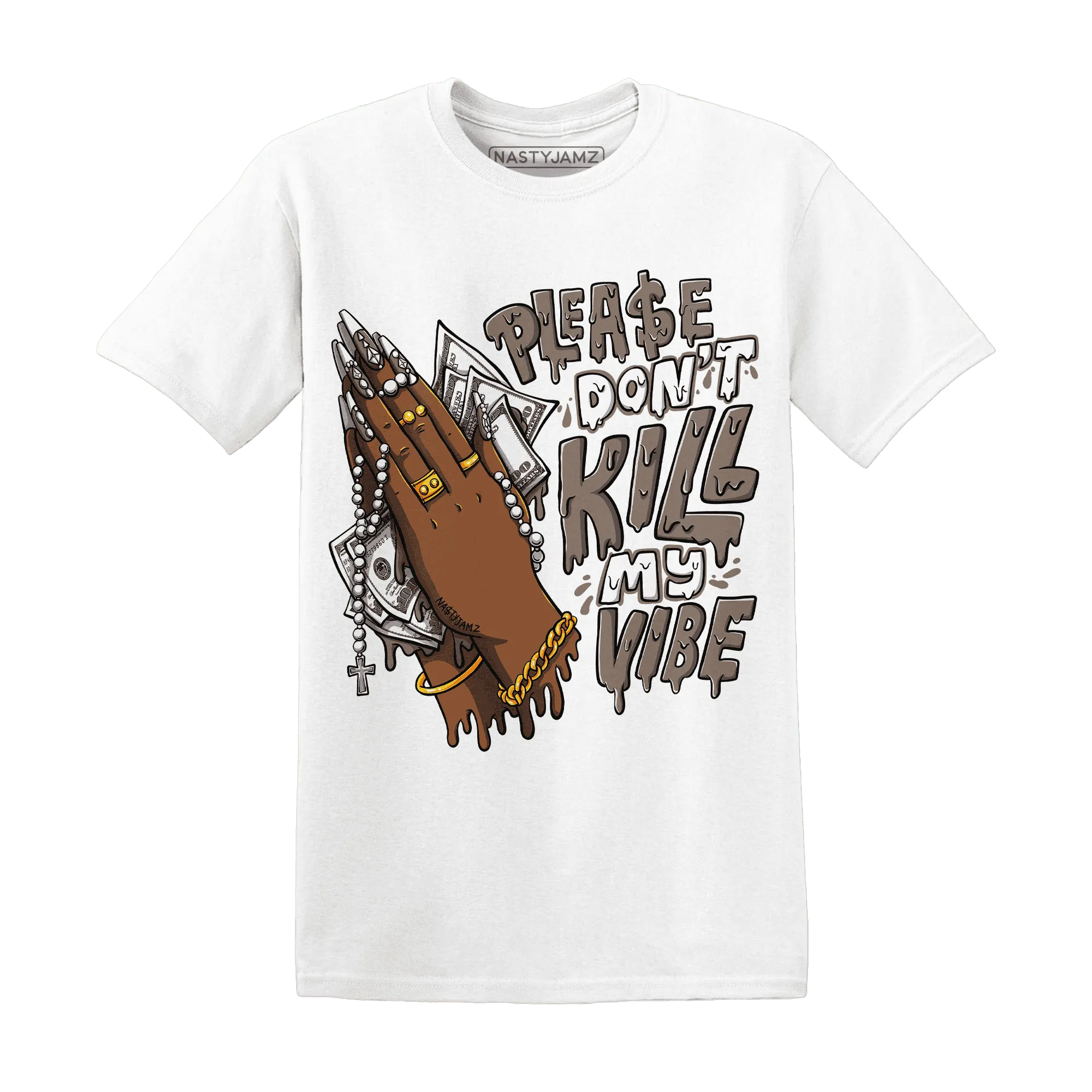 NastyJamz-Low-Mocha-1s-T-Shirt-Match-Please-Don&