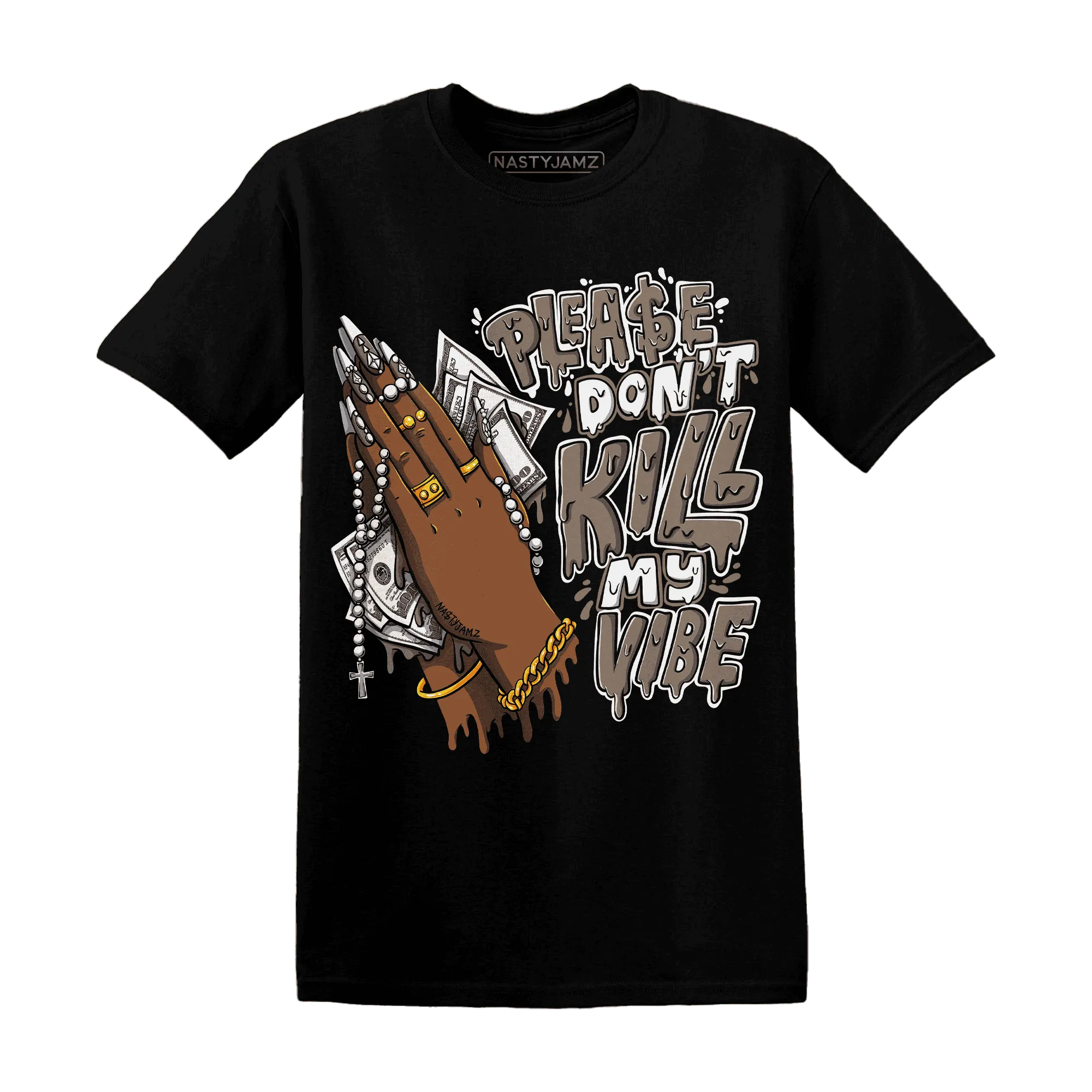 NastyJamz-Low-Mocha-1s-T-Shirt-Match-Please-Don&