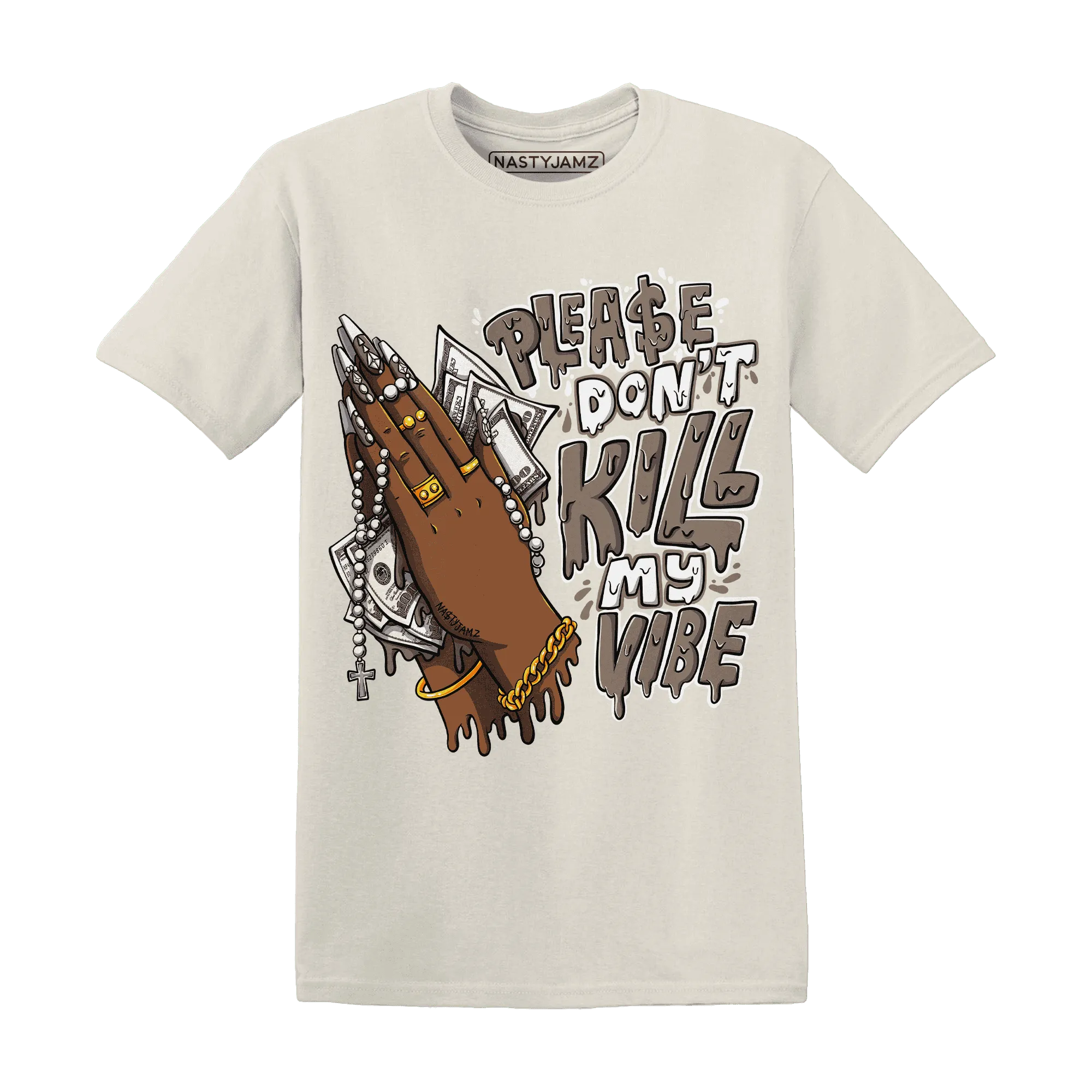 NastyJamz-Low-Mocha-1s-T-Shirt-Match-Please-Don&