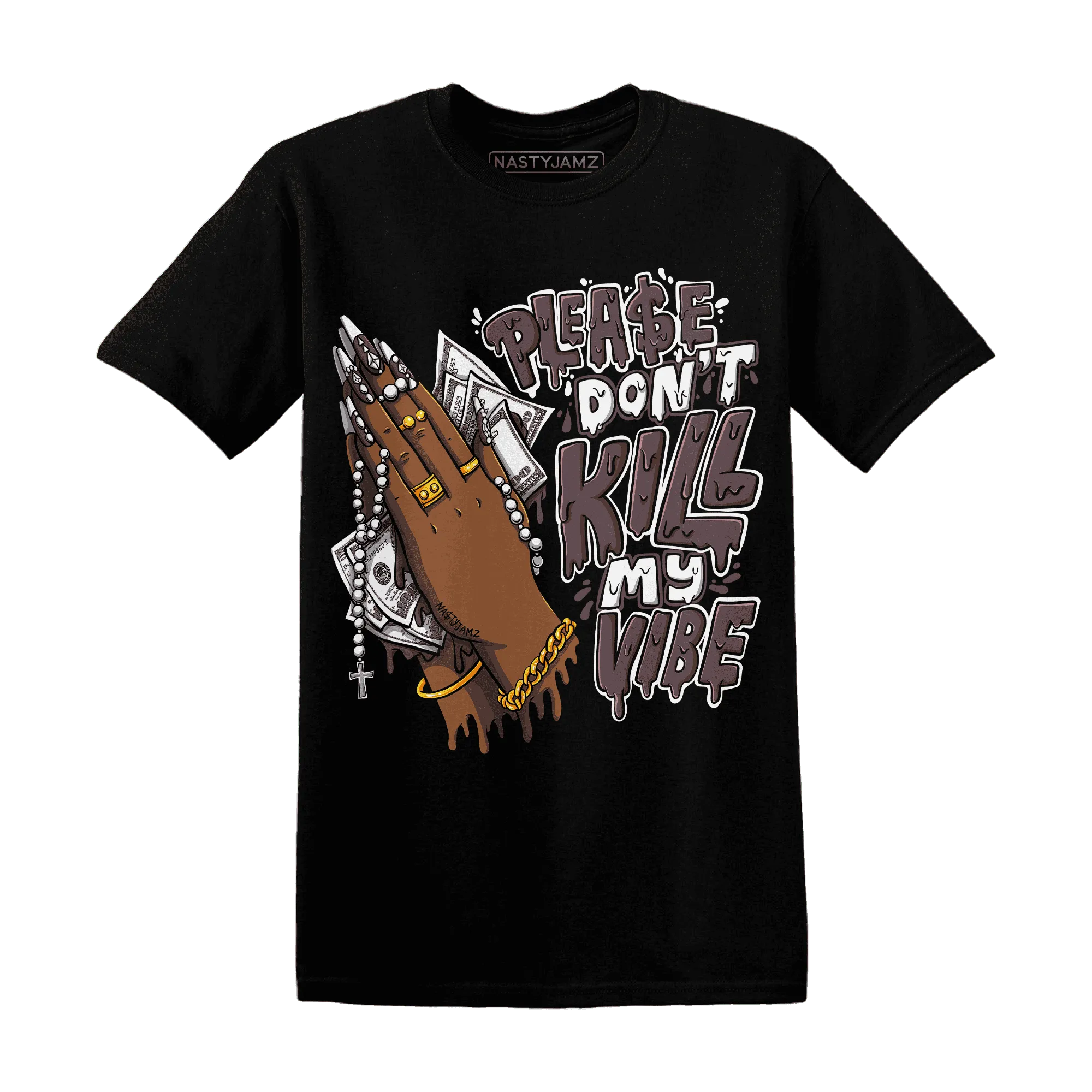 NastyJamz-Burgundy-Crush-3s-T-Shirt-Match-Please-Don&