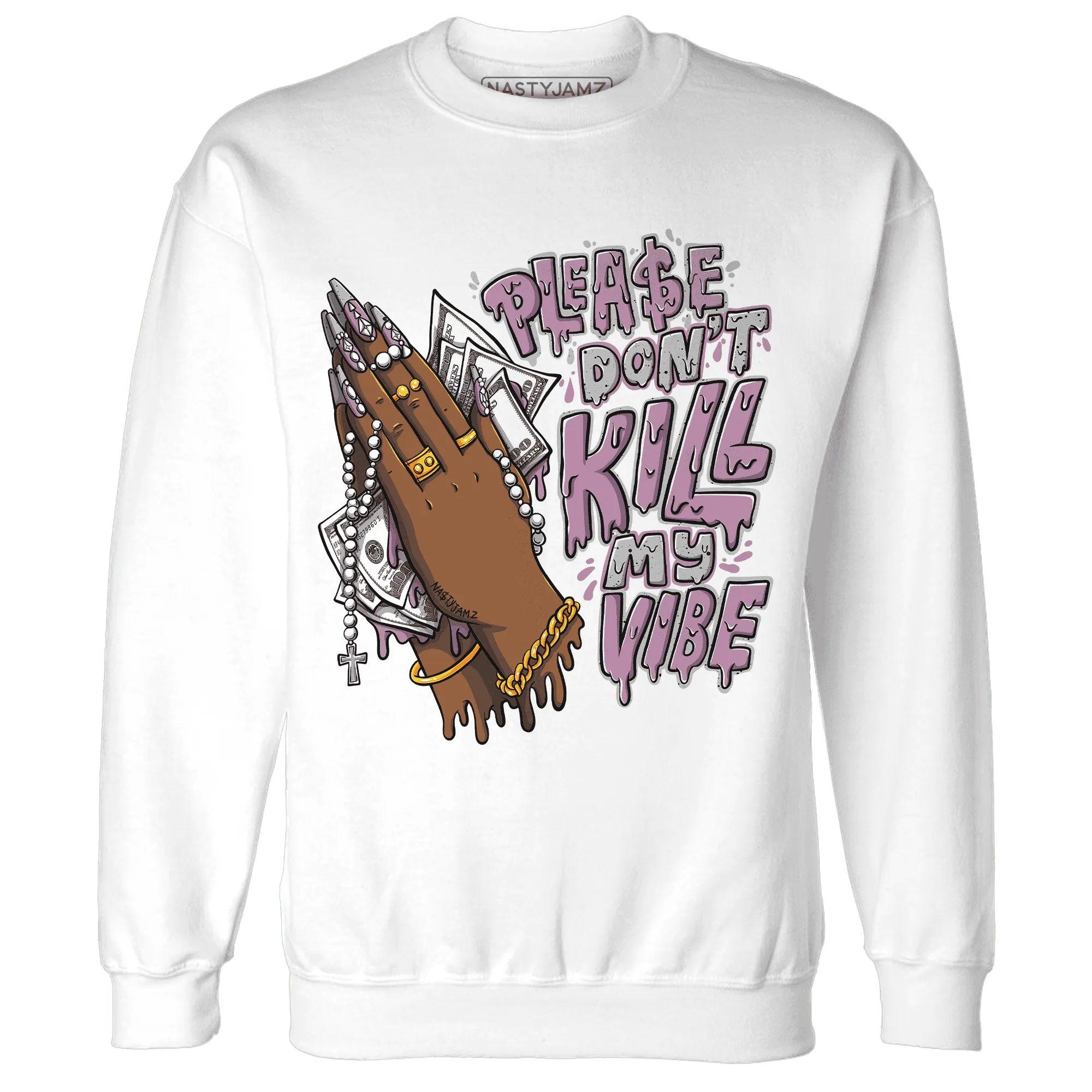 Orchid-Neutral-Grey-Black-White-4s-Sweatshirt-Match-Please-Don&