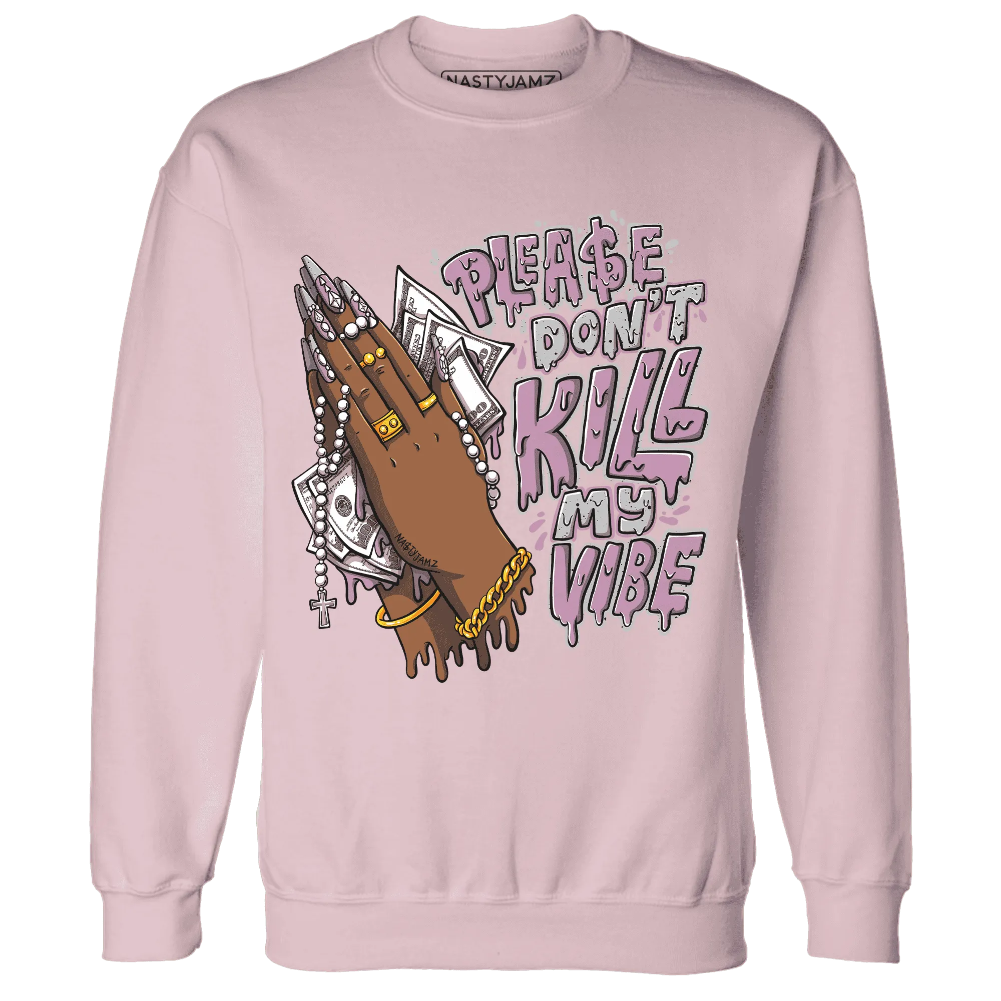 Orchid-Neutral-Grey-Black-White-4s-Sweatshirt-Match-Please-Don&