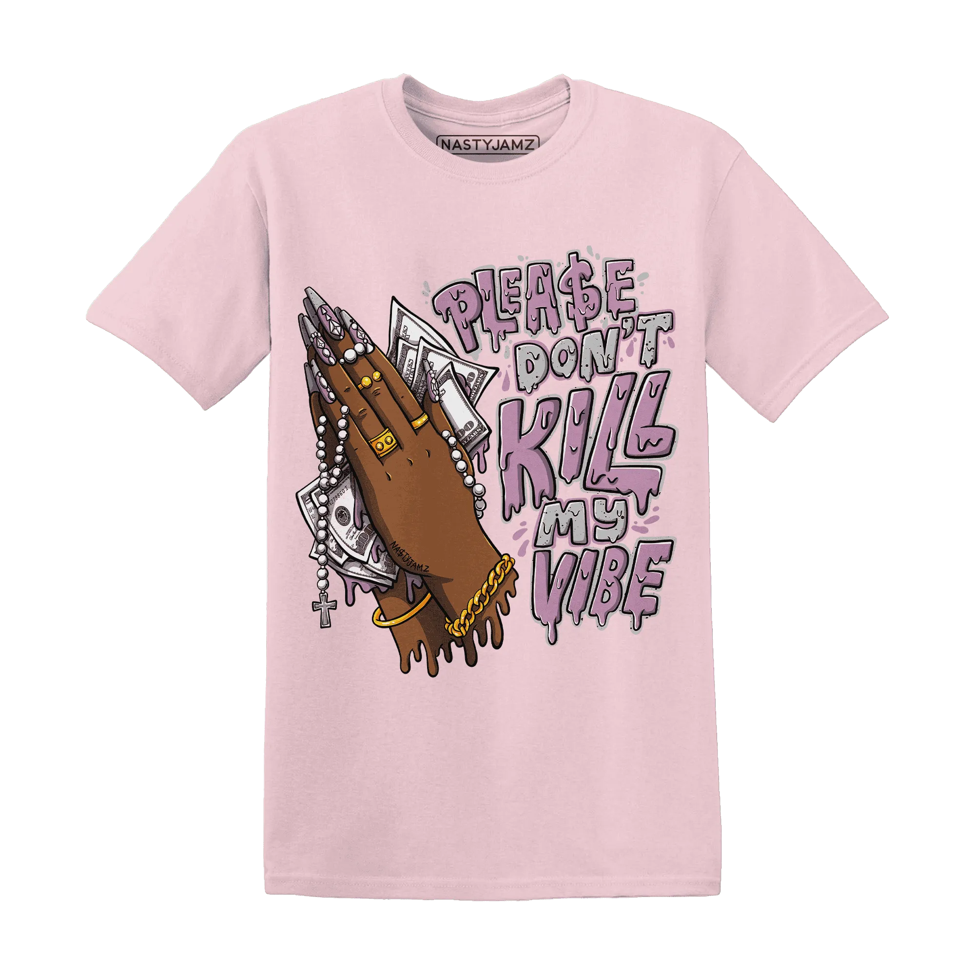 Orchid-Neutral-Grey-Black-White-4s-T-Shirt-Match-Please-Don&