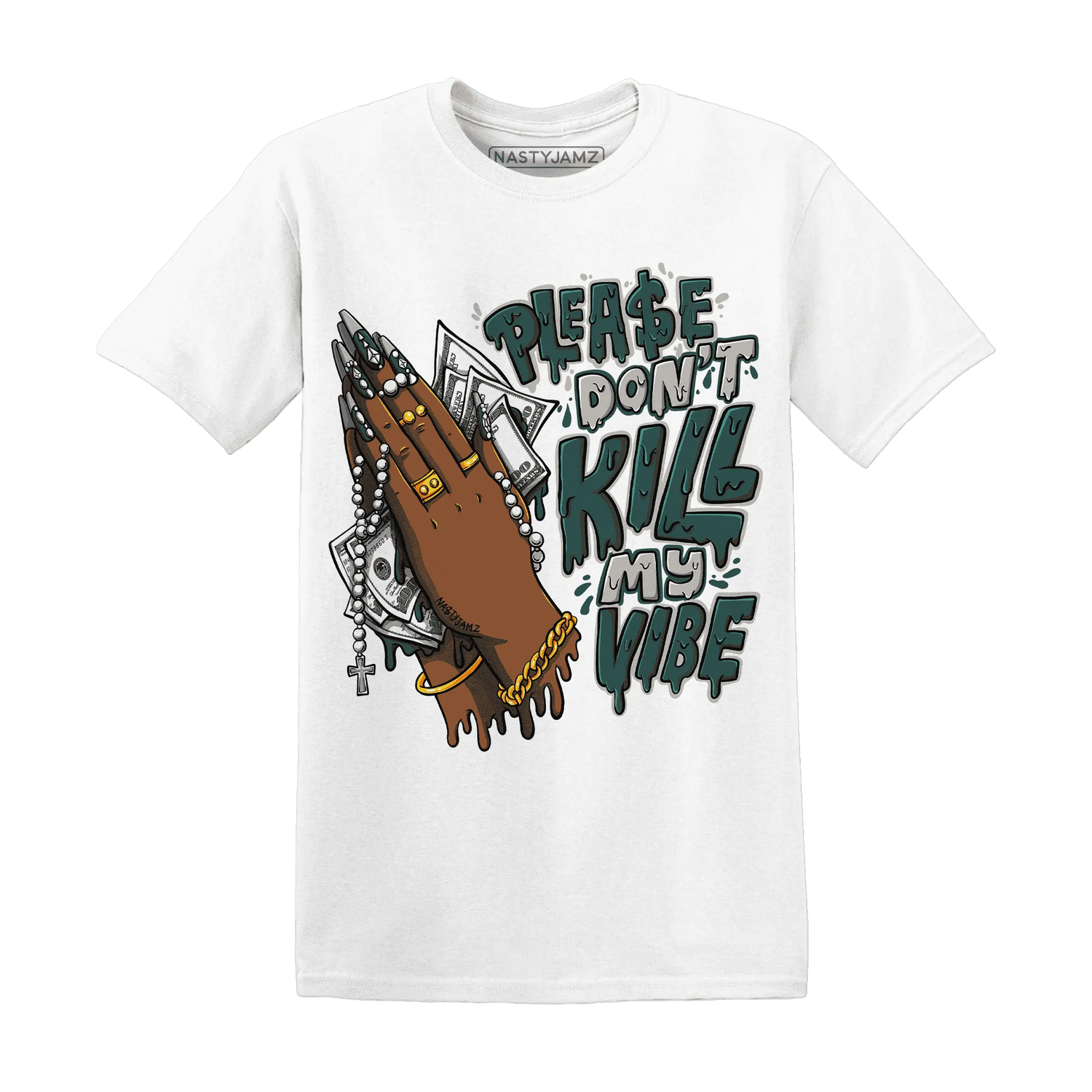 NastyJamz-Oxidized-Green-4s-T-Shirt-Match-Please-Don&