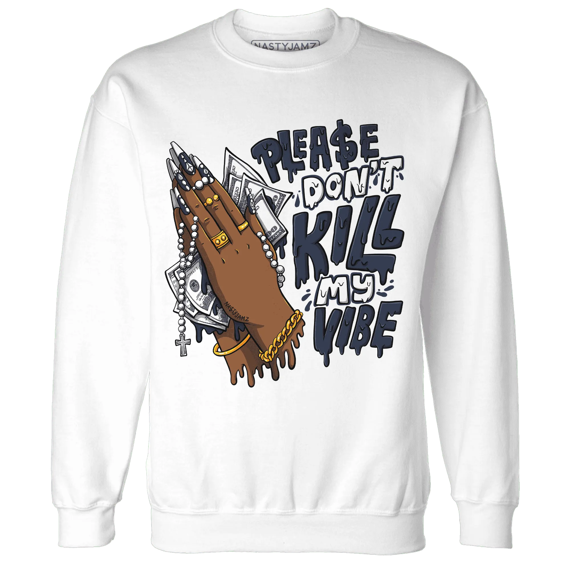 White-Navy-6s-Sweatshirt-Match-Please-Don&