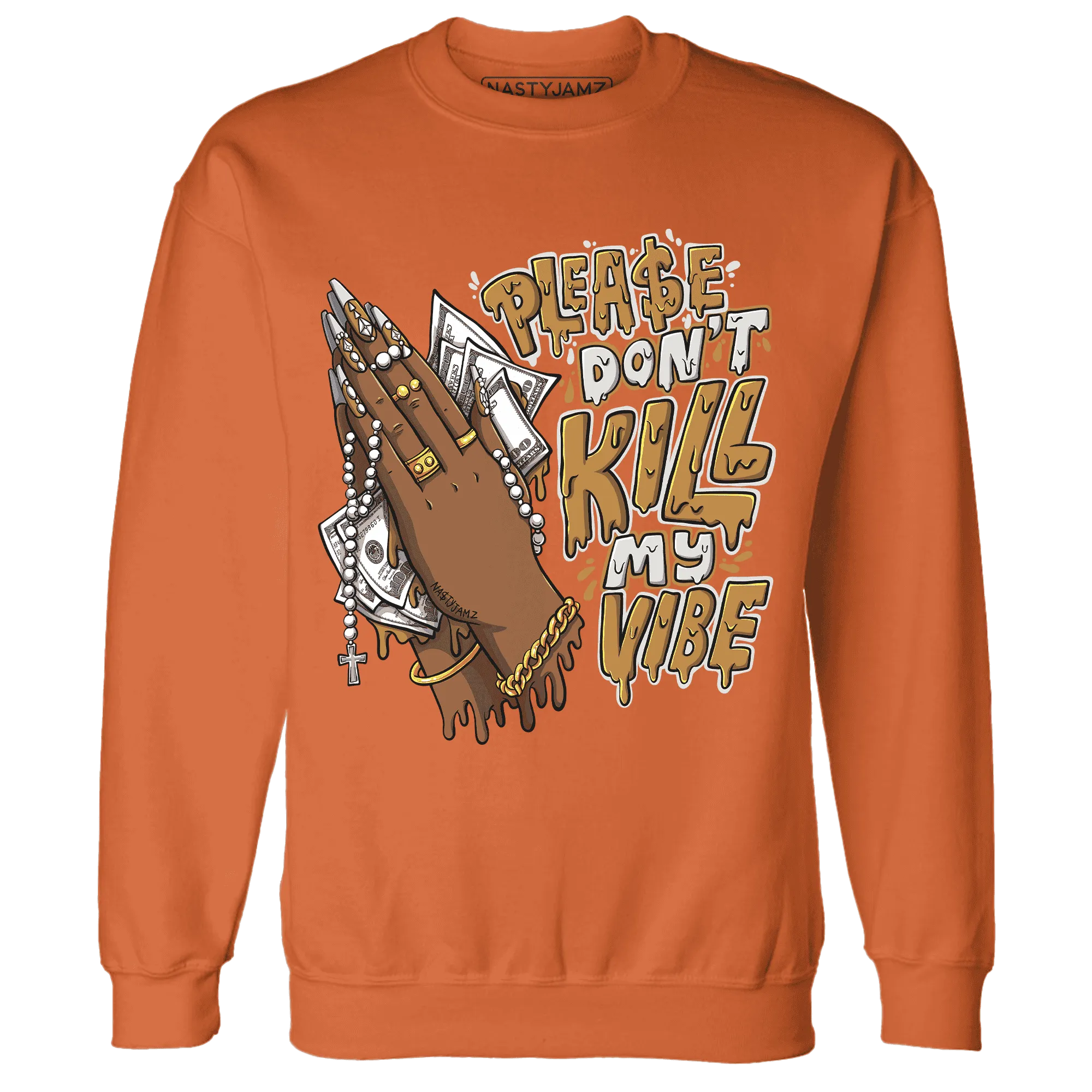 Dunk-Low-Retro-Wheat-Orange-Sweatshirt-Match-Please-Don&