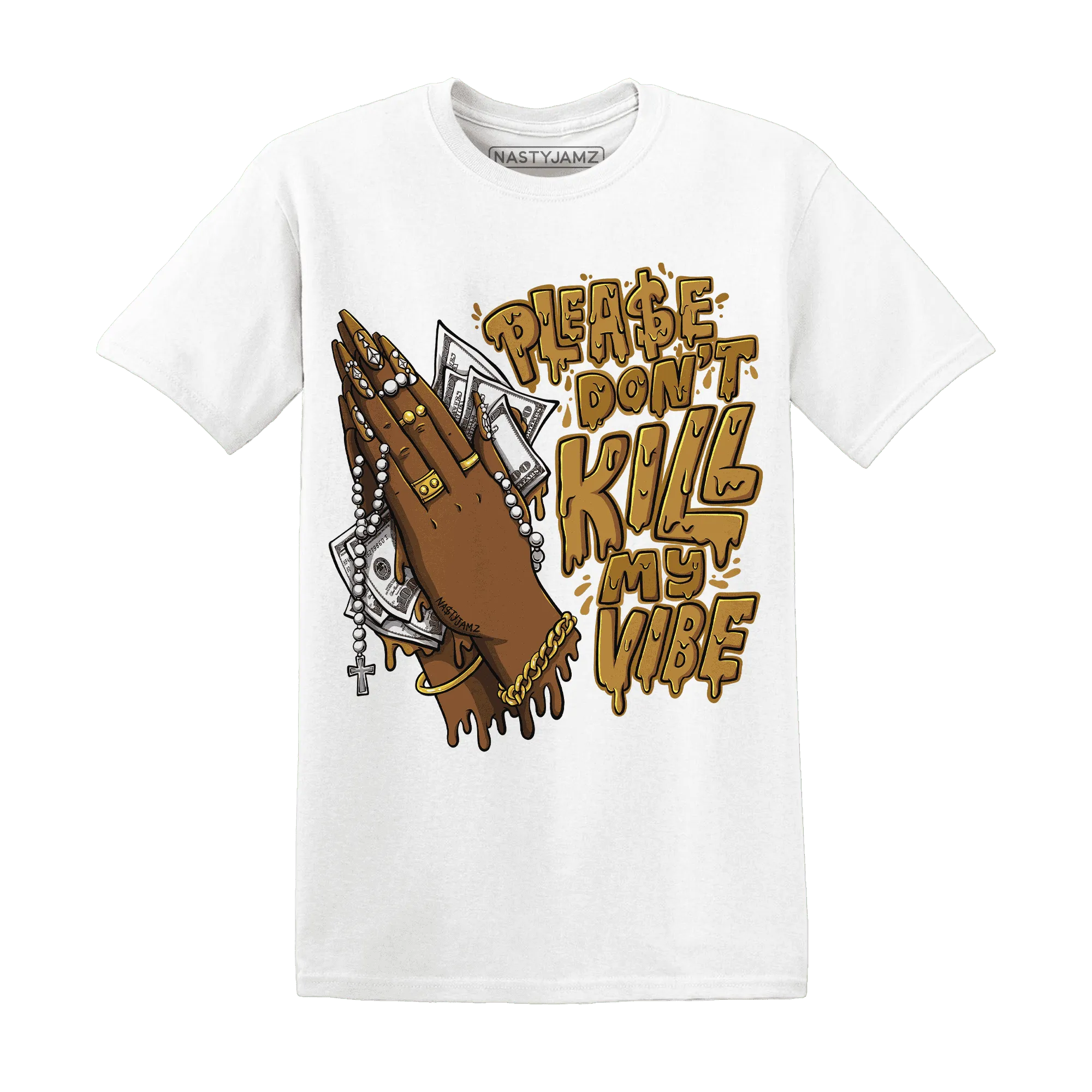 NastyJamz-Wheat-13s-T-Shirt-Match-Please-Don&
