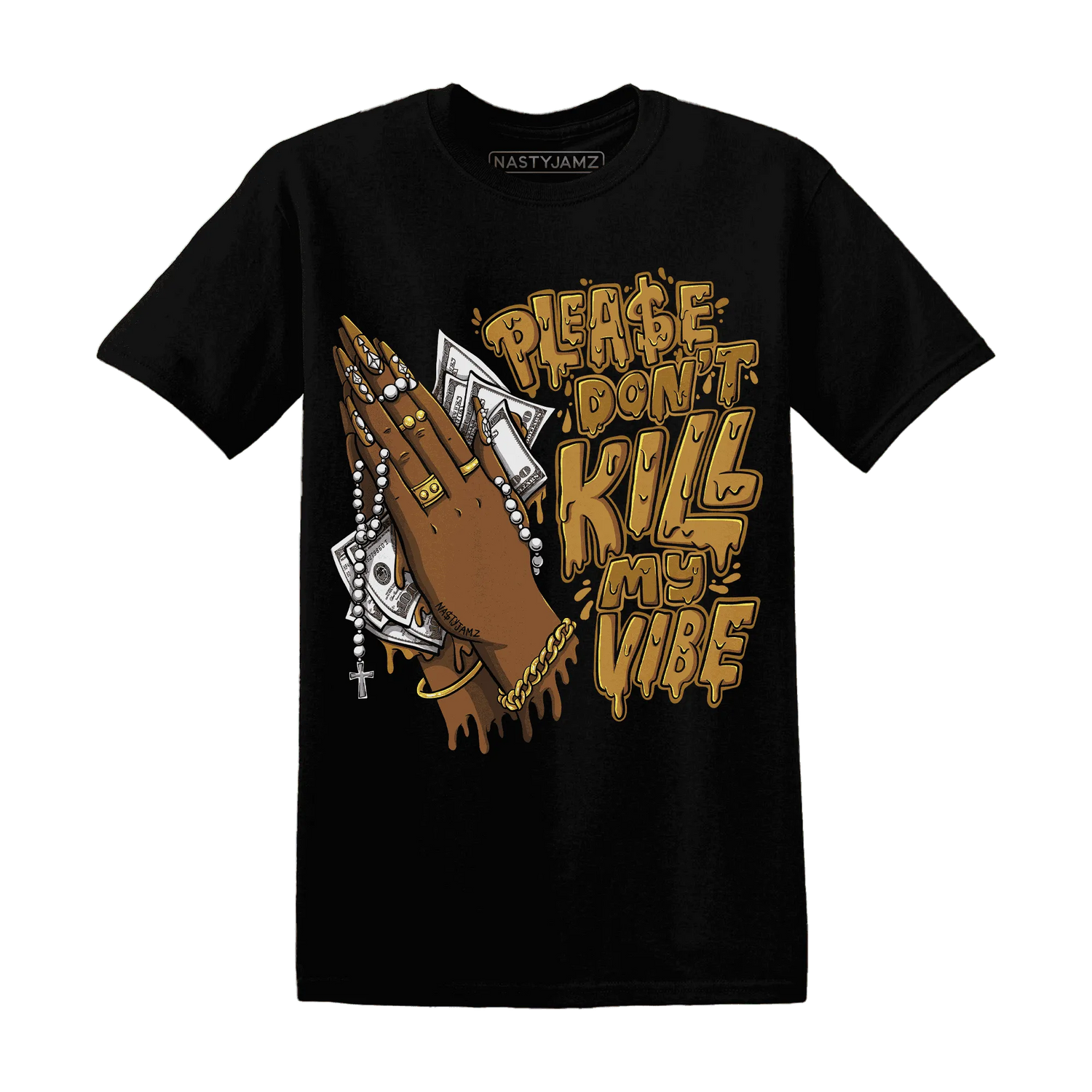 NastyJamz-Wheat-13s-T-Shirt-Match-Please-Don&