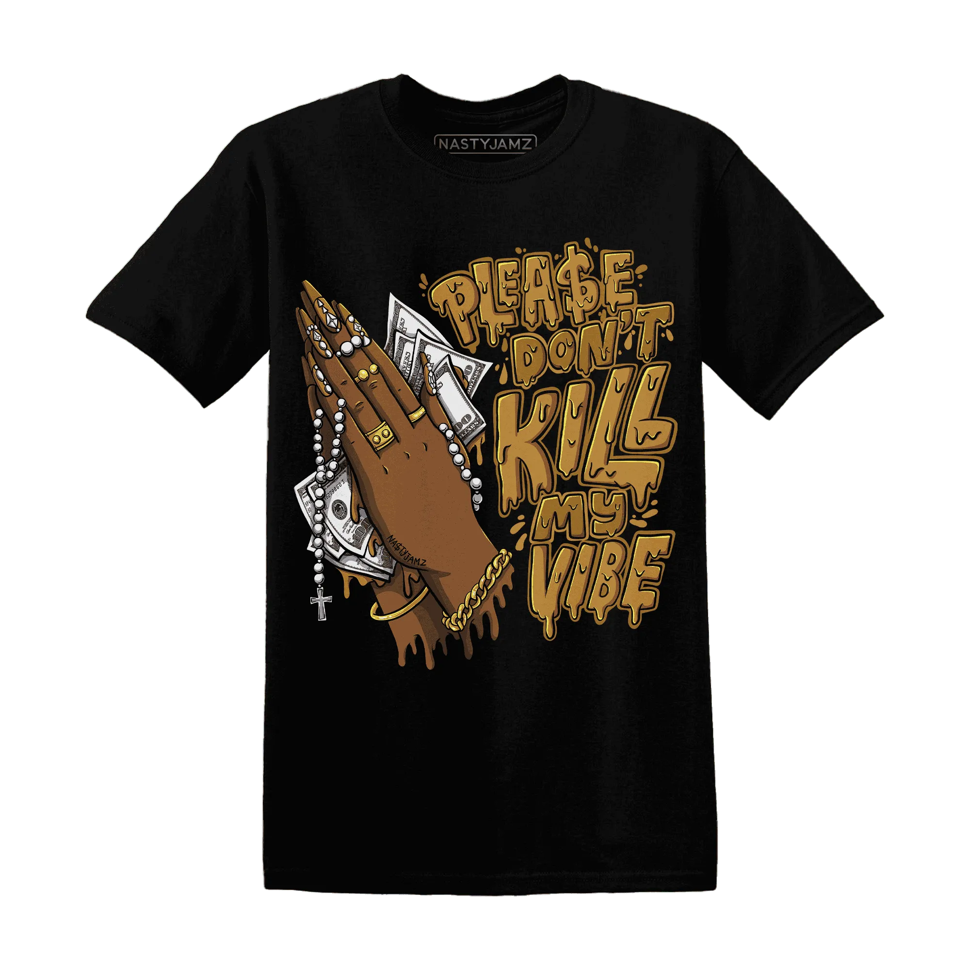 NastyJamz-Wheat-13s-T-Shirt-Match-Please-Don&