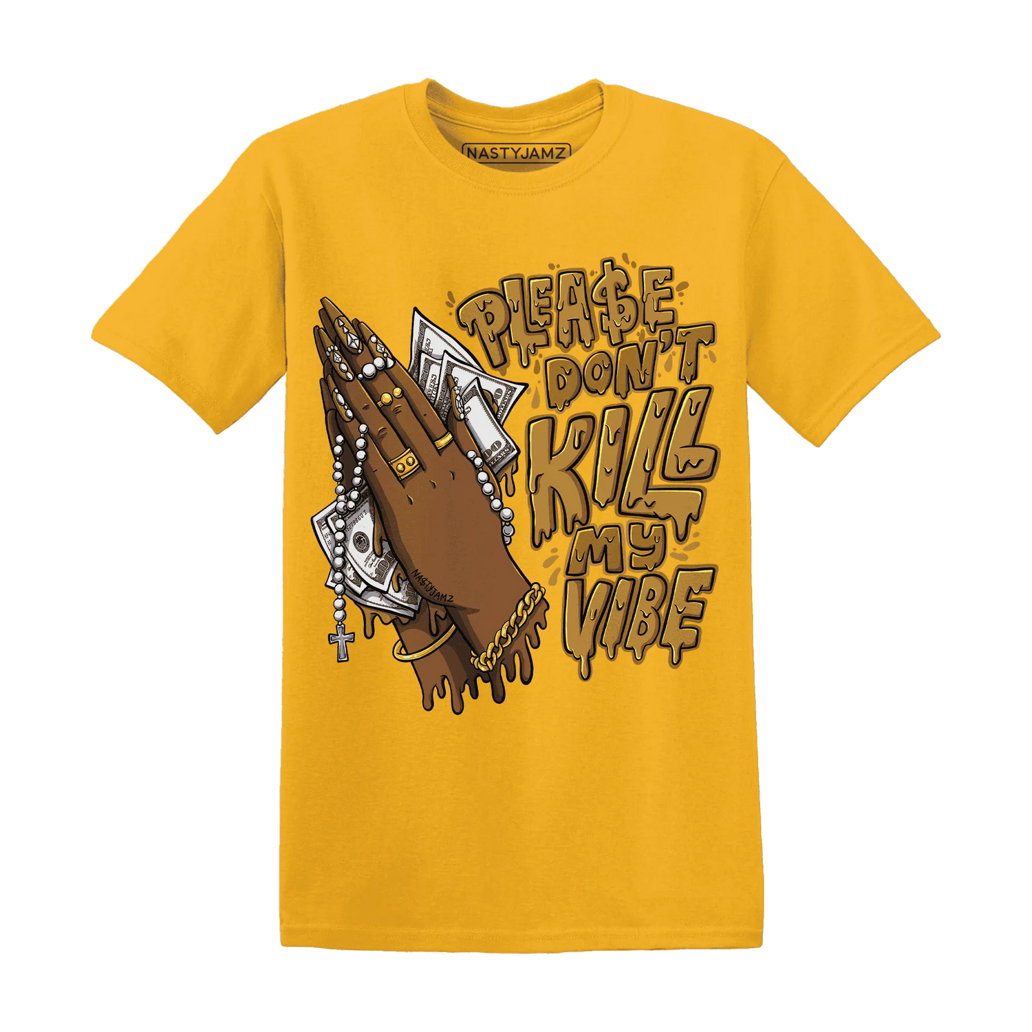 NastyJamz-Wheat-13s-T-Shirt-Match-Please-Don&