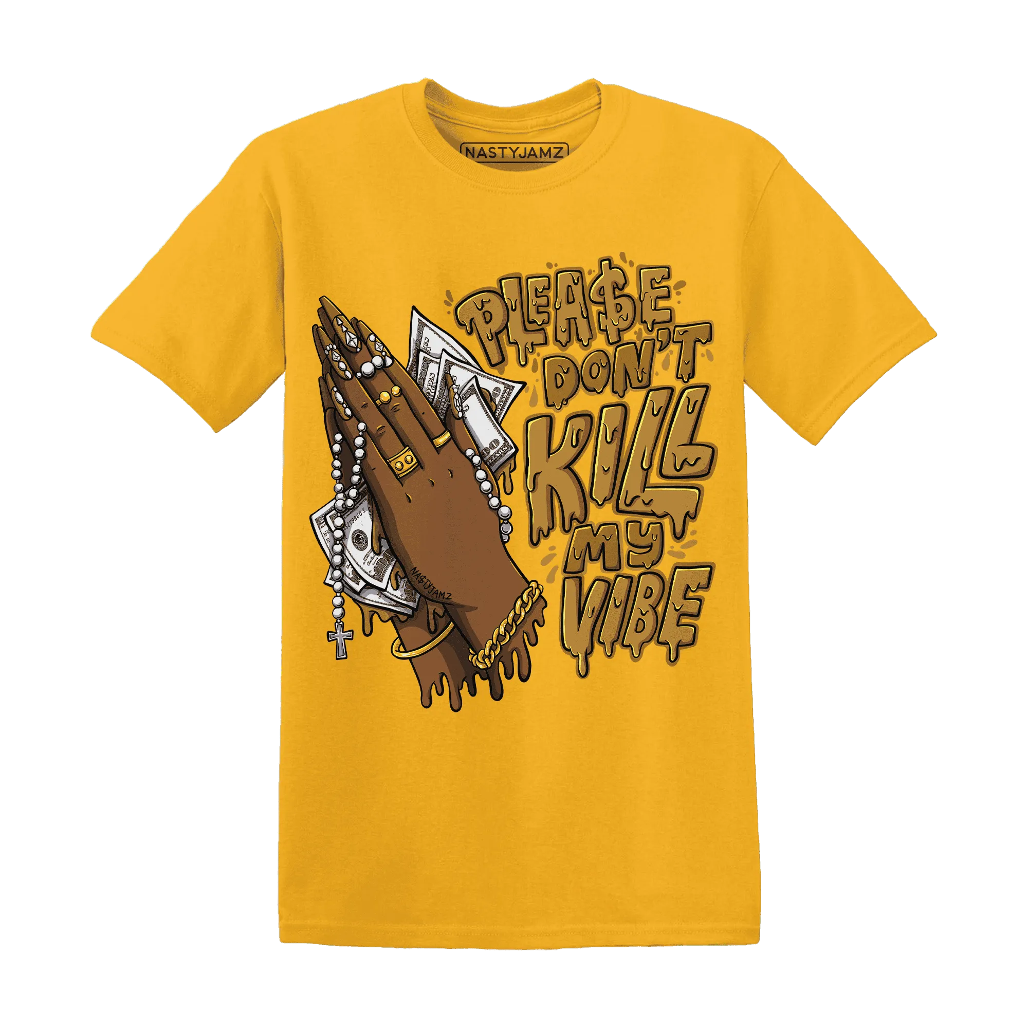 NastyJamz-Wheat-13s-T-Shirt-Match-Please-Don&