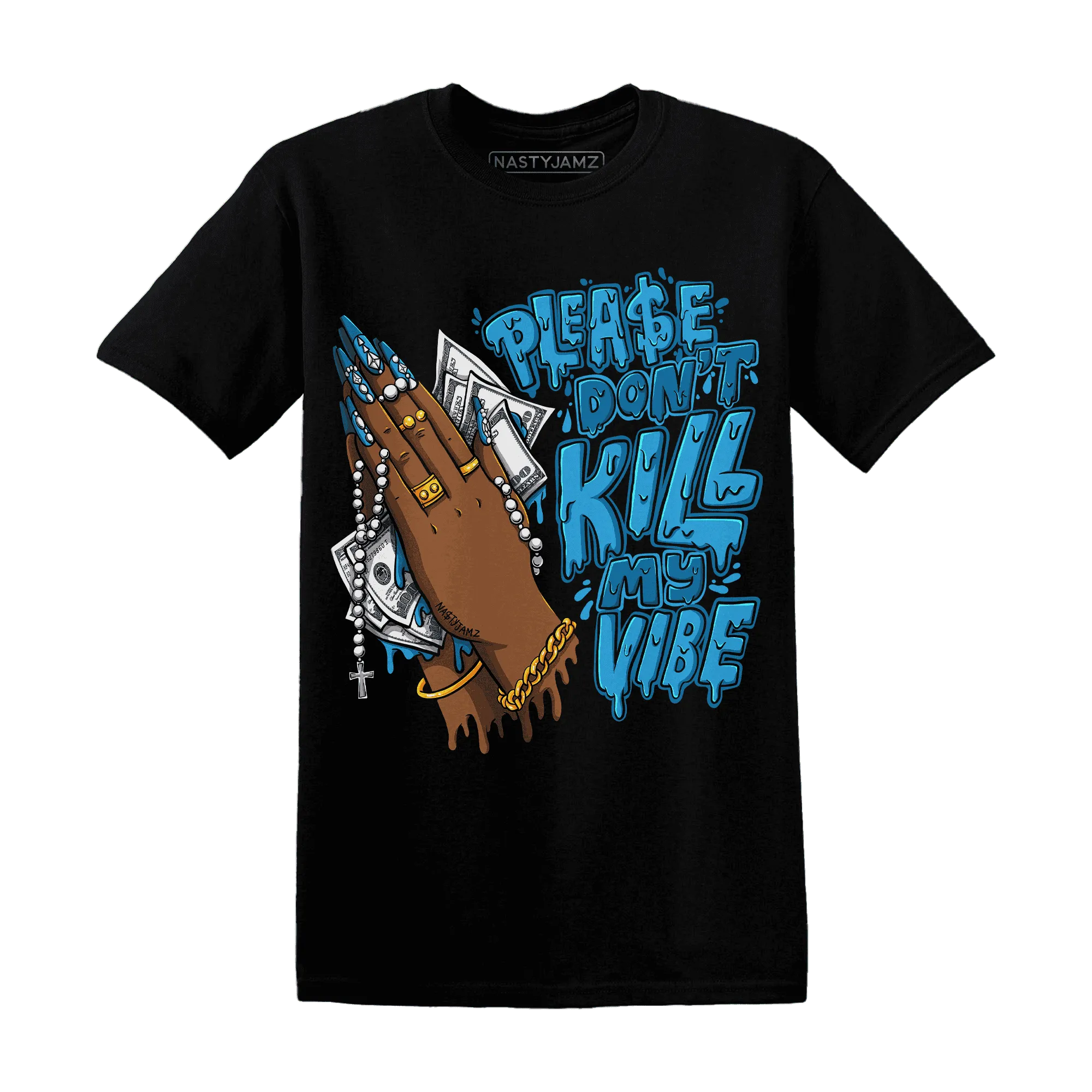 NastyJamz-Powder-Blue-9s-T-Shirt-Match-Please-Don&