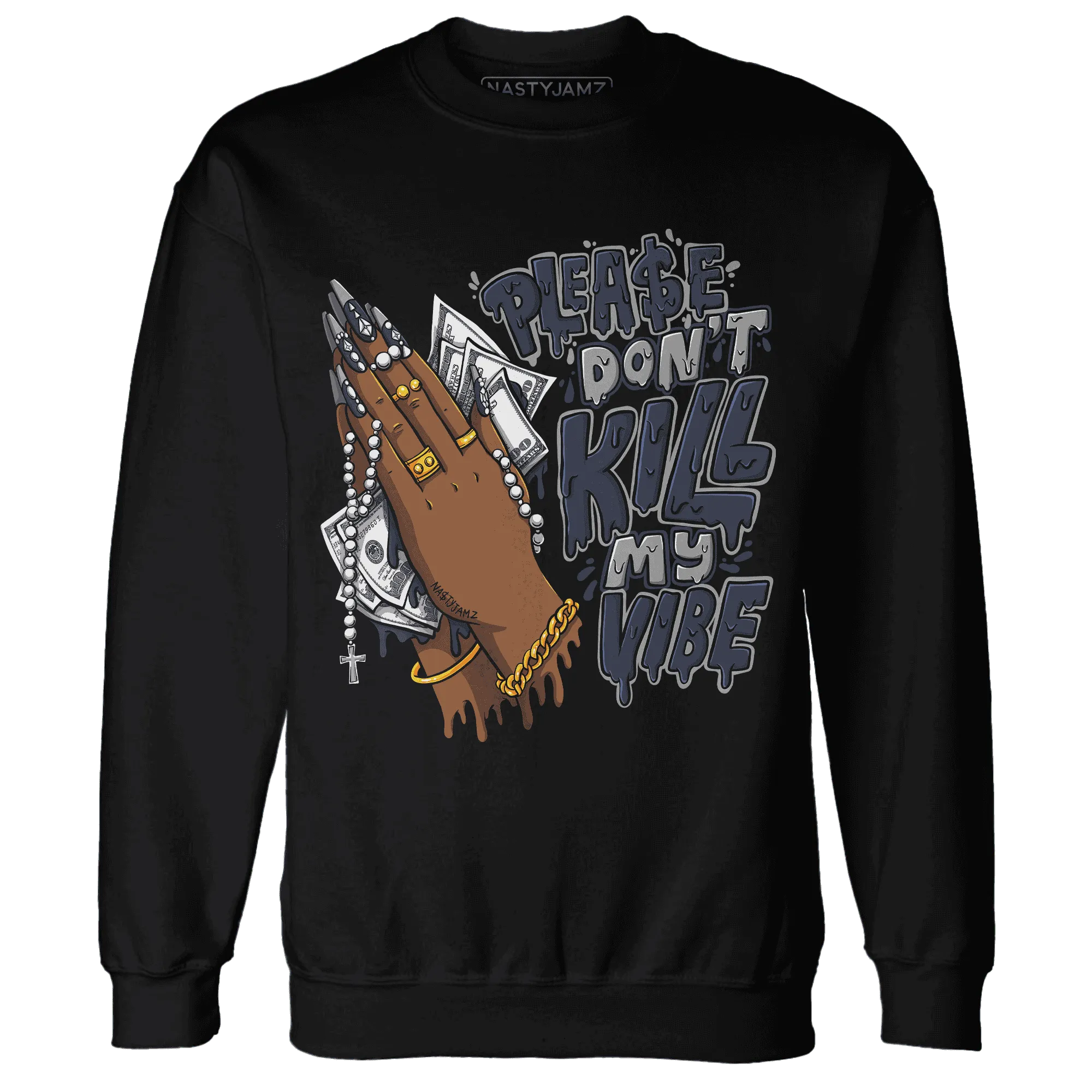 VaporMax-Plus-Midnight-Navy-White-Metallic-Silver-Sweatshirt-Match-Please-Don&