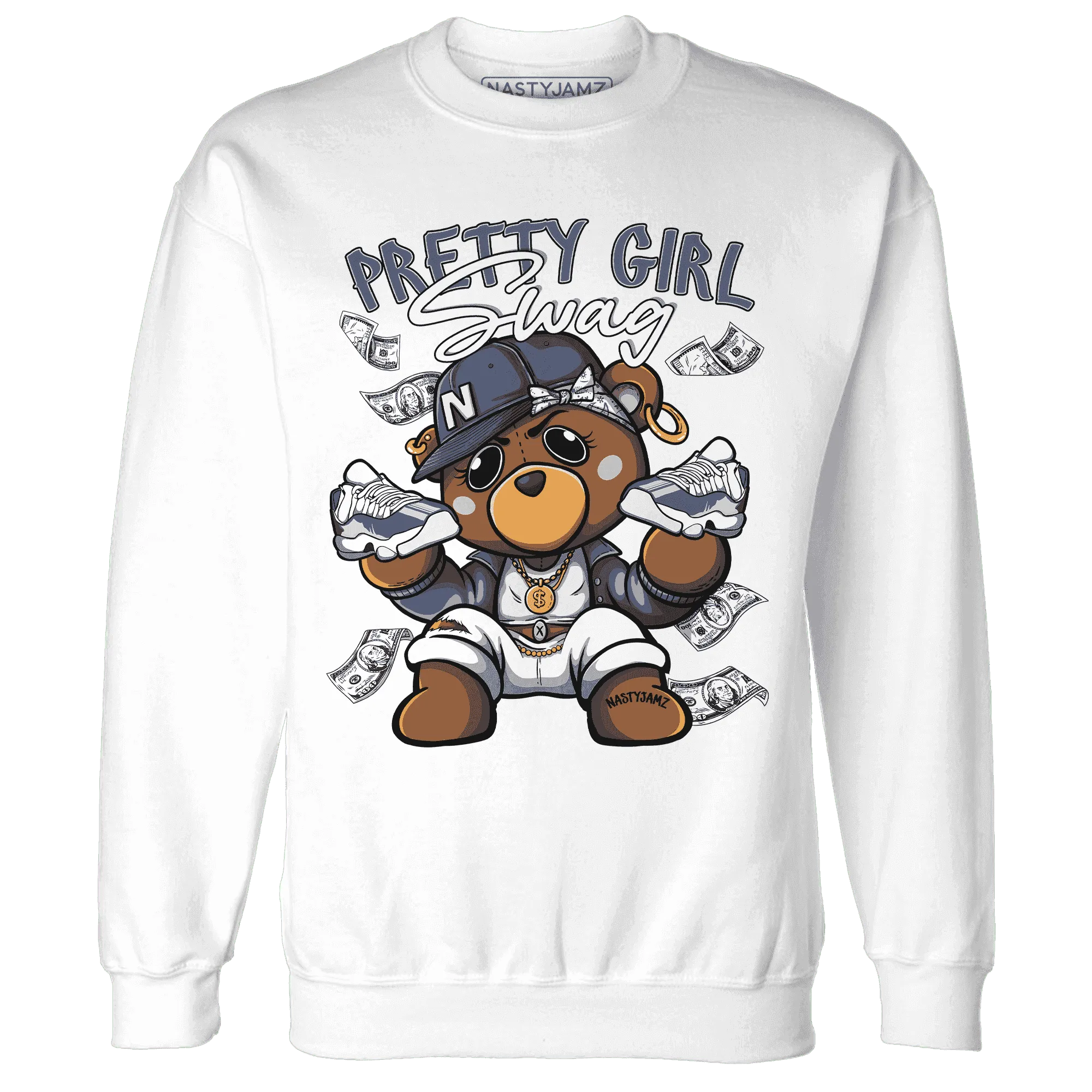 Low-Diffused-Blue-11s-Sweatshirt-Match-Pretty-BERNIE