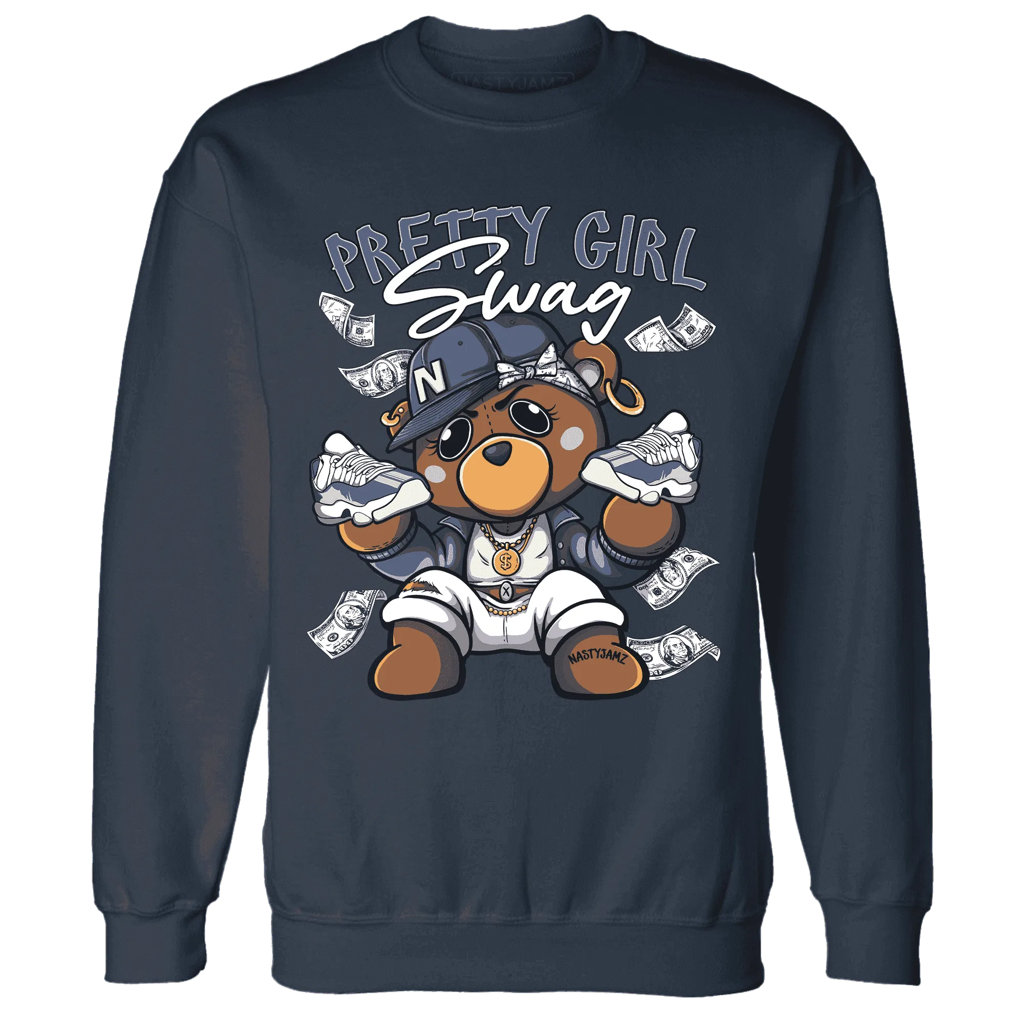 Low-Diffused-Blue-11s-Sweatshirt-Match-Pretty-BERNIE