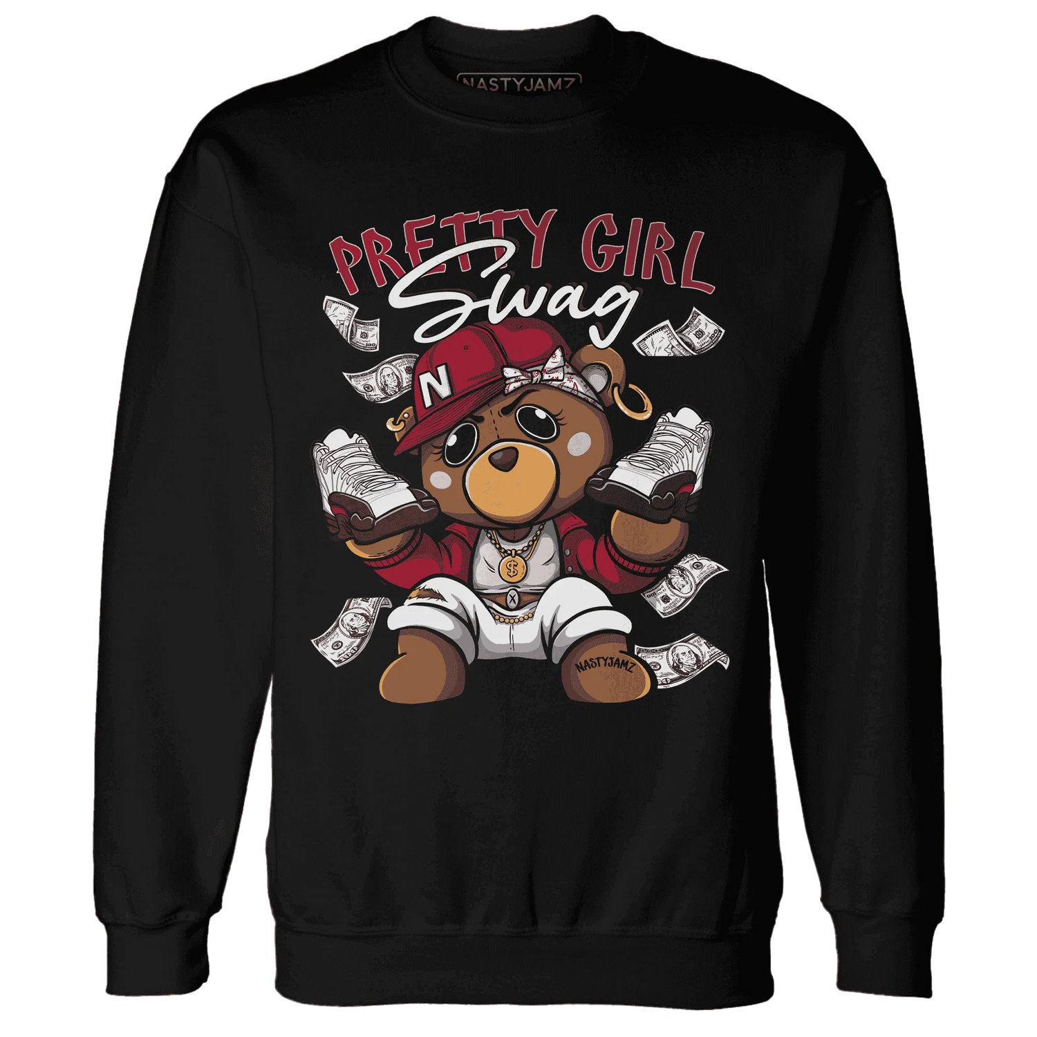 Retro-Red-Taxi-12s-Sweatshirt-Match-Pretty-BERNIE