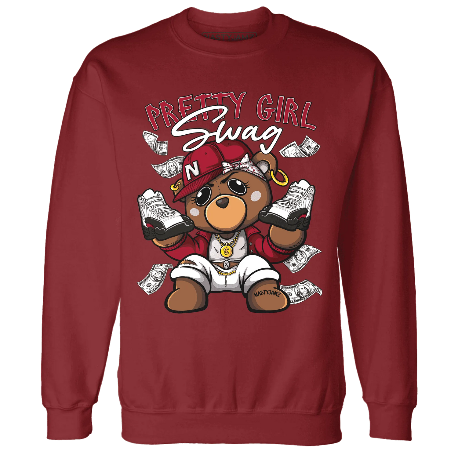 Retro-Red-Taxi-12s-Sweatshirt-Match-Pretty-BERNIE