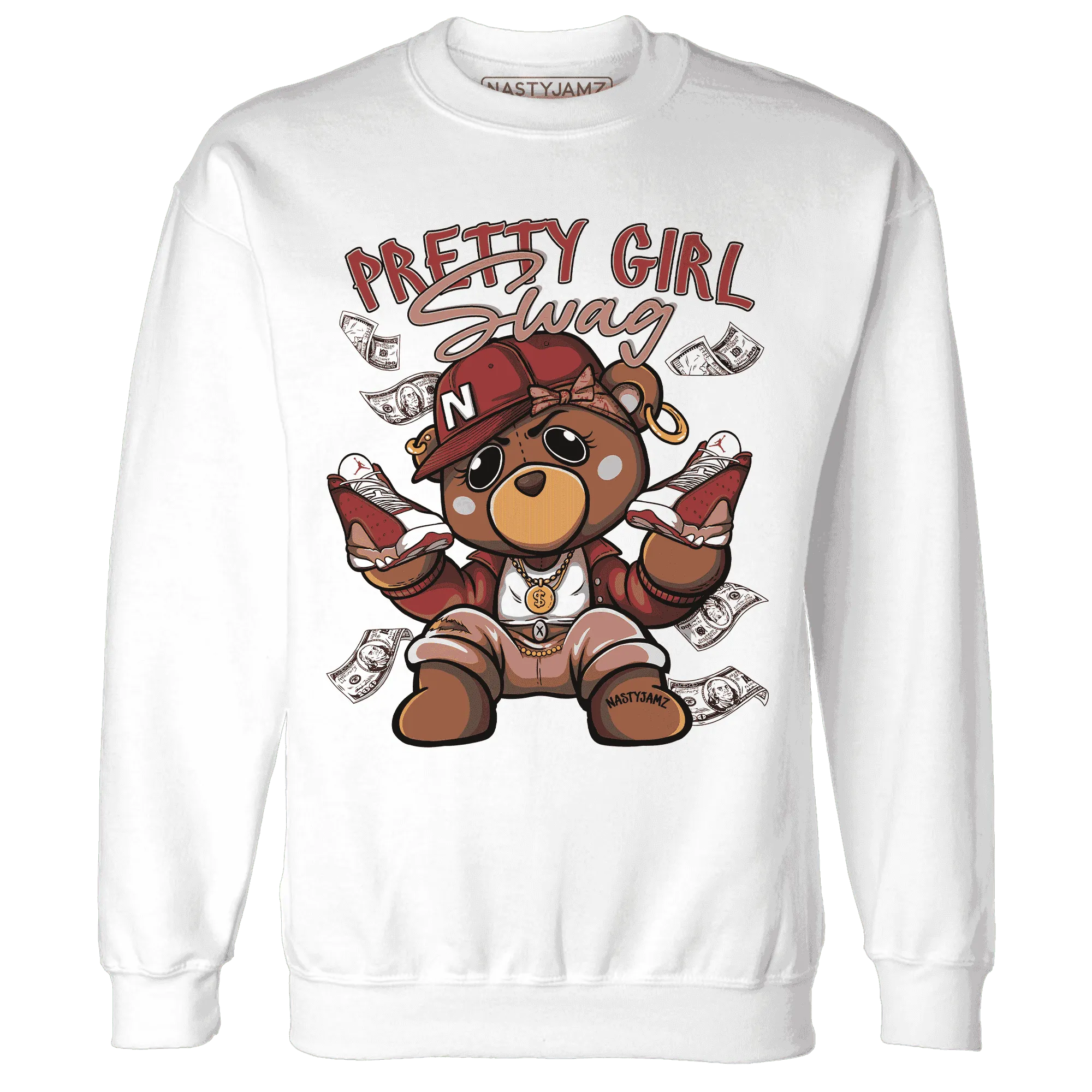 Dune-Red-13s-Sweatshirt-Match-Pretty-BERNIE