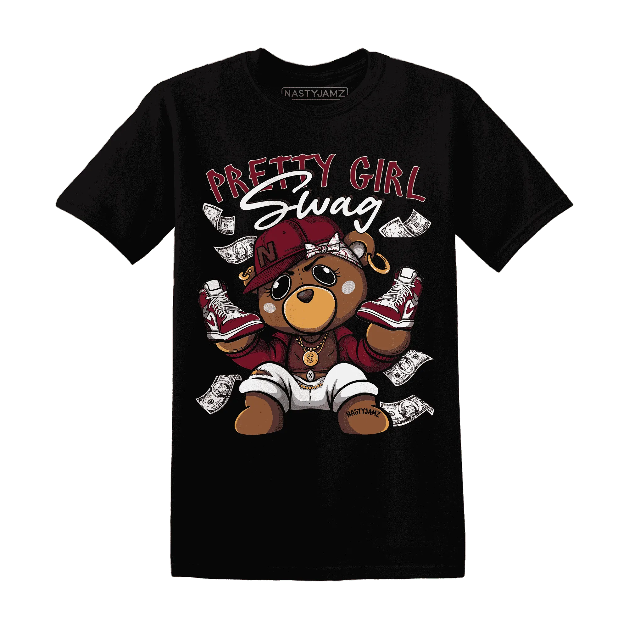 High-White-Team-Red-1s-T-Shirt-Match-Pretty-BERNIE