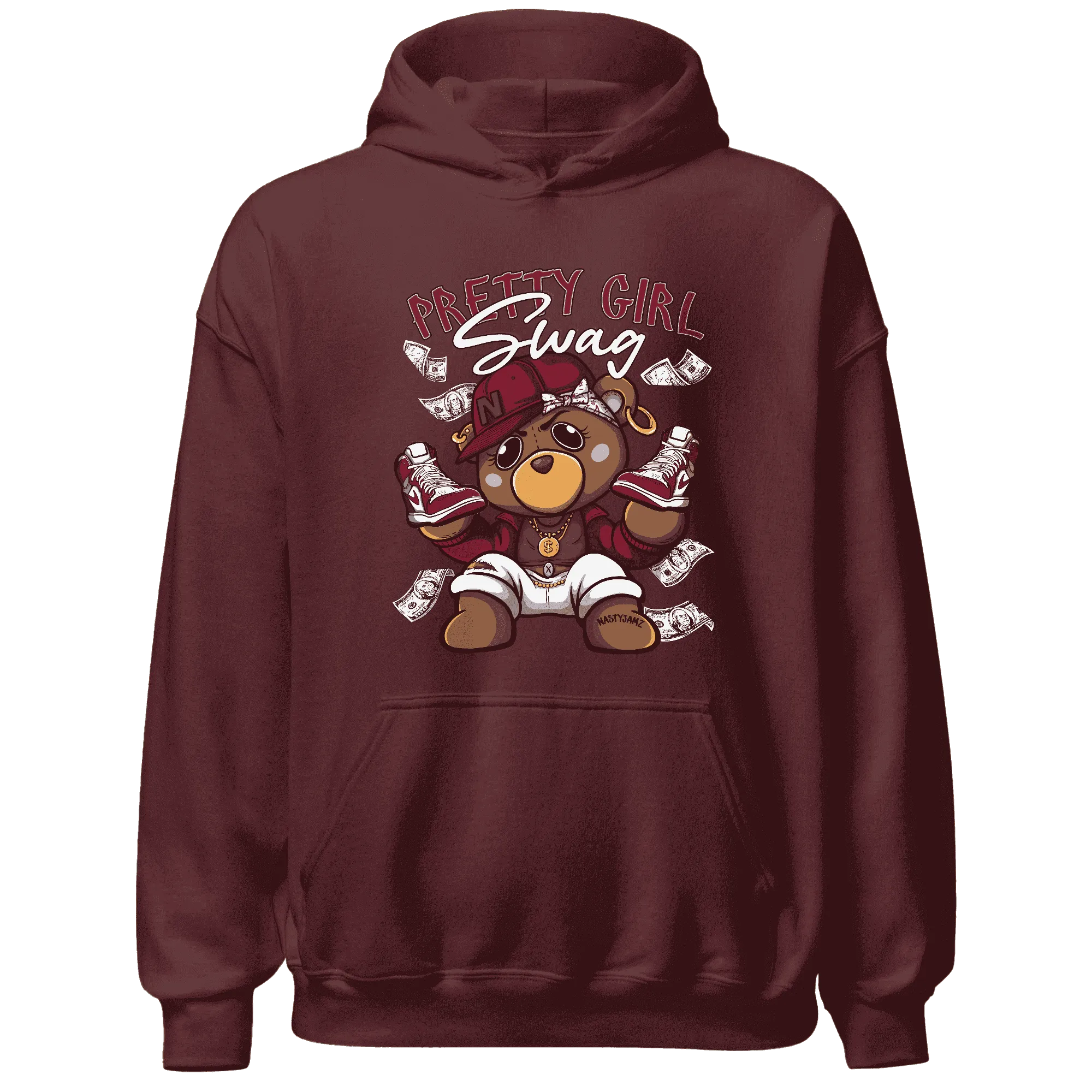 High-White-Team-Red-1s-Hoodie-Match-Pretty-BERNIE