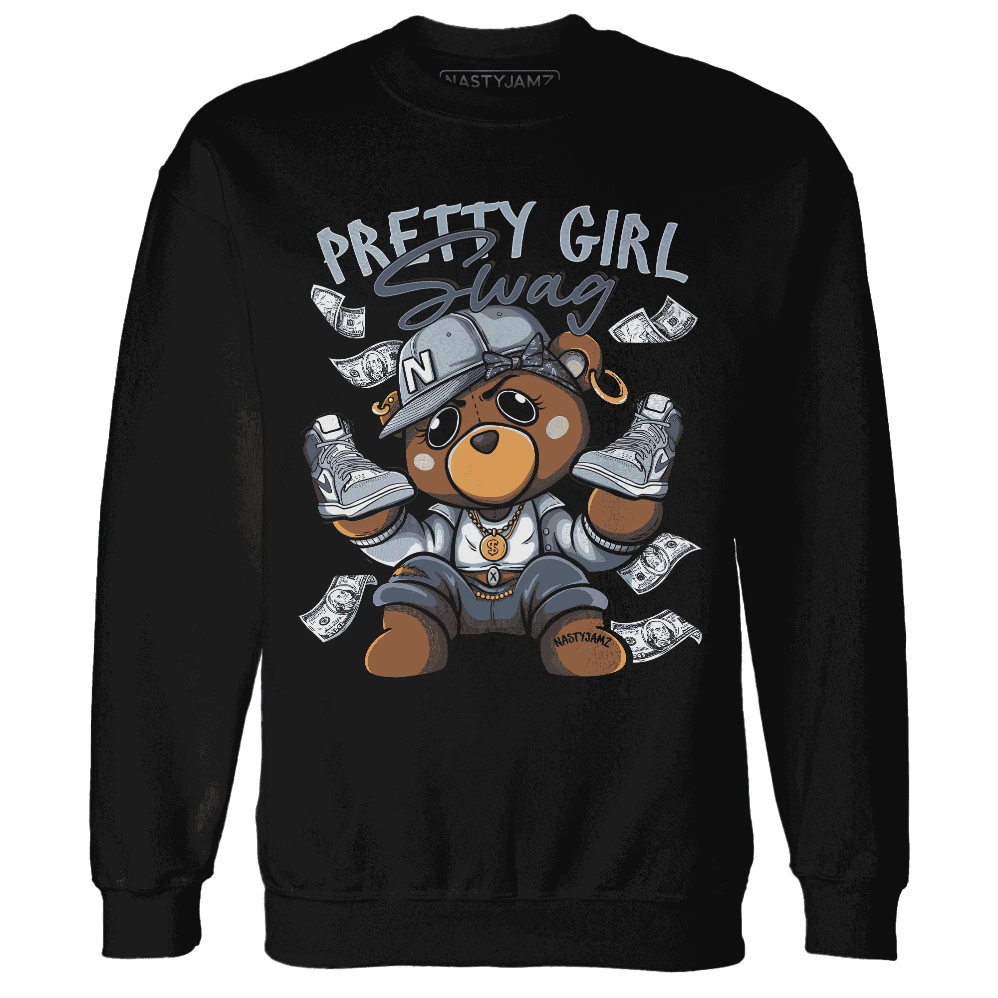 Mid-Diffused-Blue-Grey-1s-Sweatshirt-Match-Pretty-BERNIE