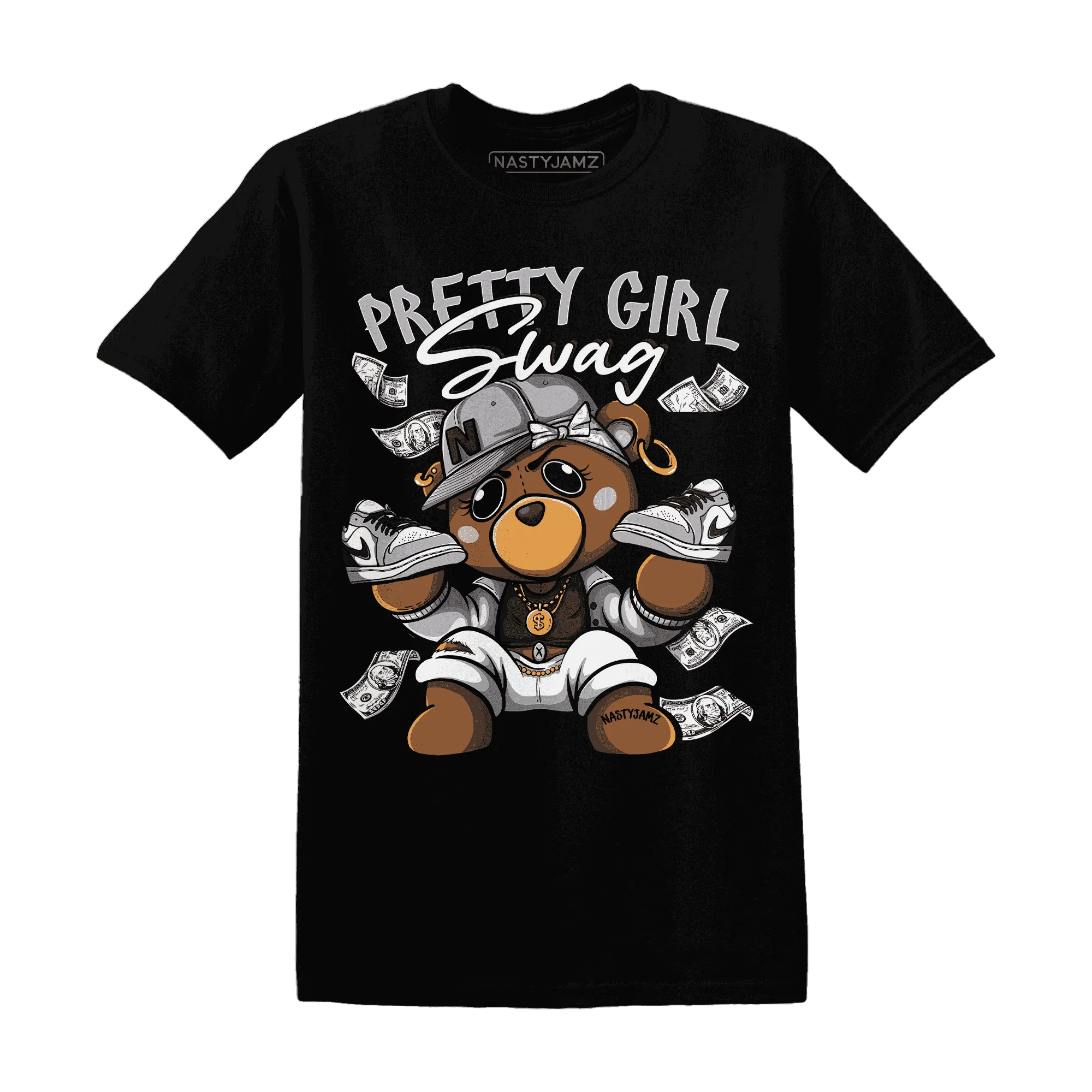 Wolf-Grey-1s-T-Shirt-Match-Pretty-BERNIE