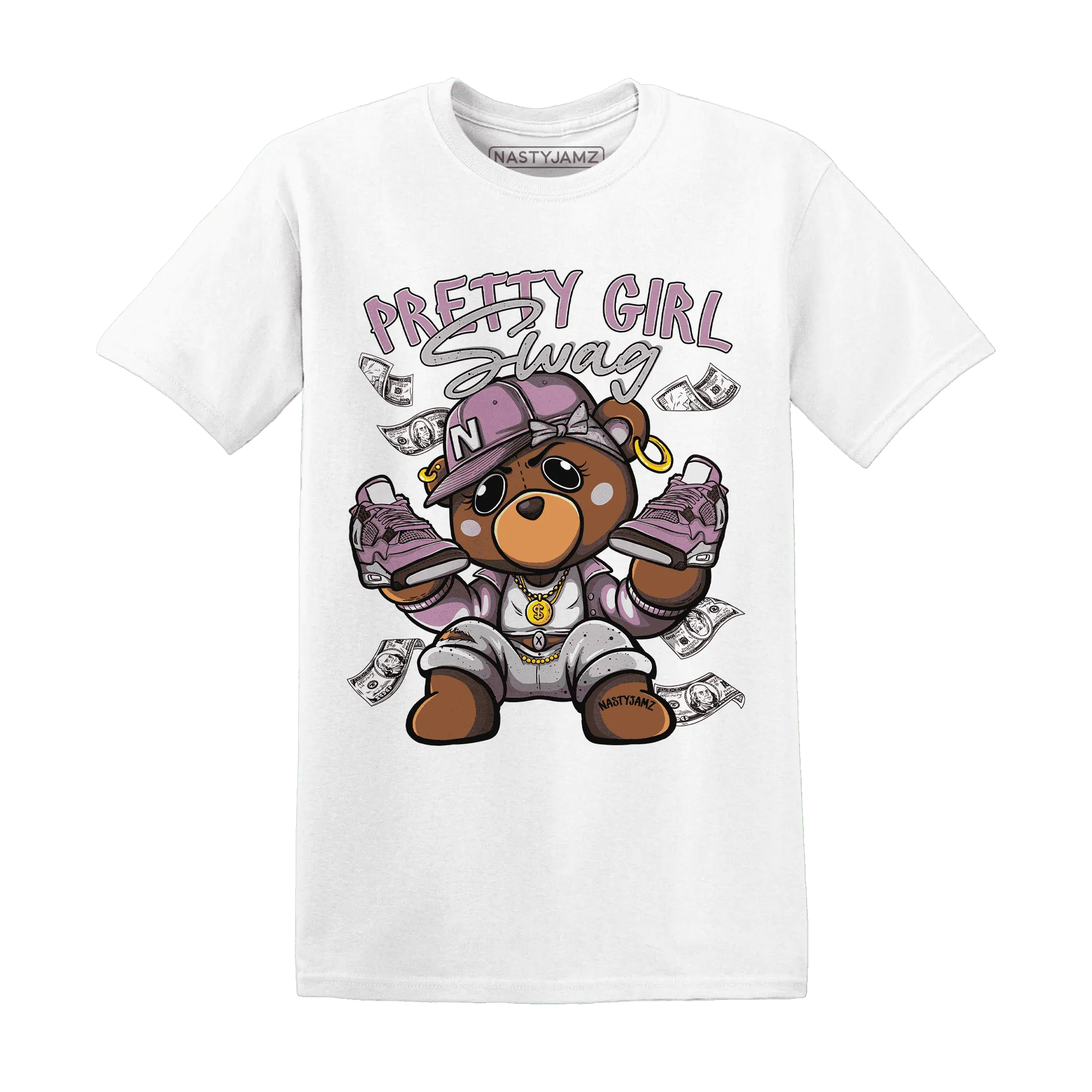 Orchid-Neutral-Grey-Black-White-4s-NastyJamz-T-Shirt-Match-Pretty-BERNIE