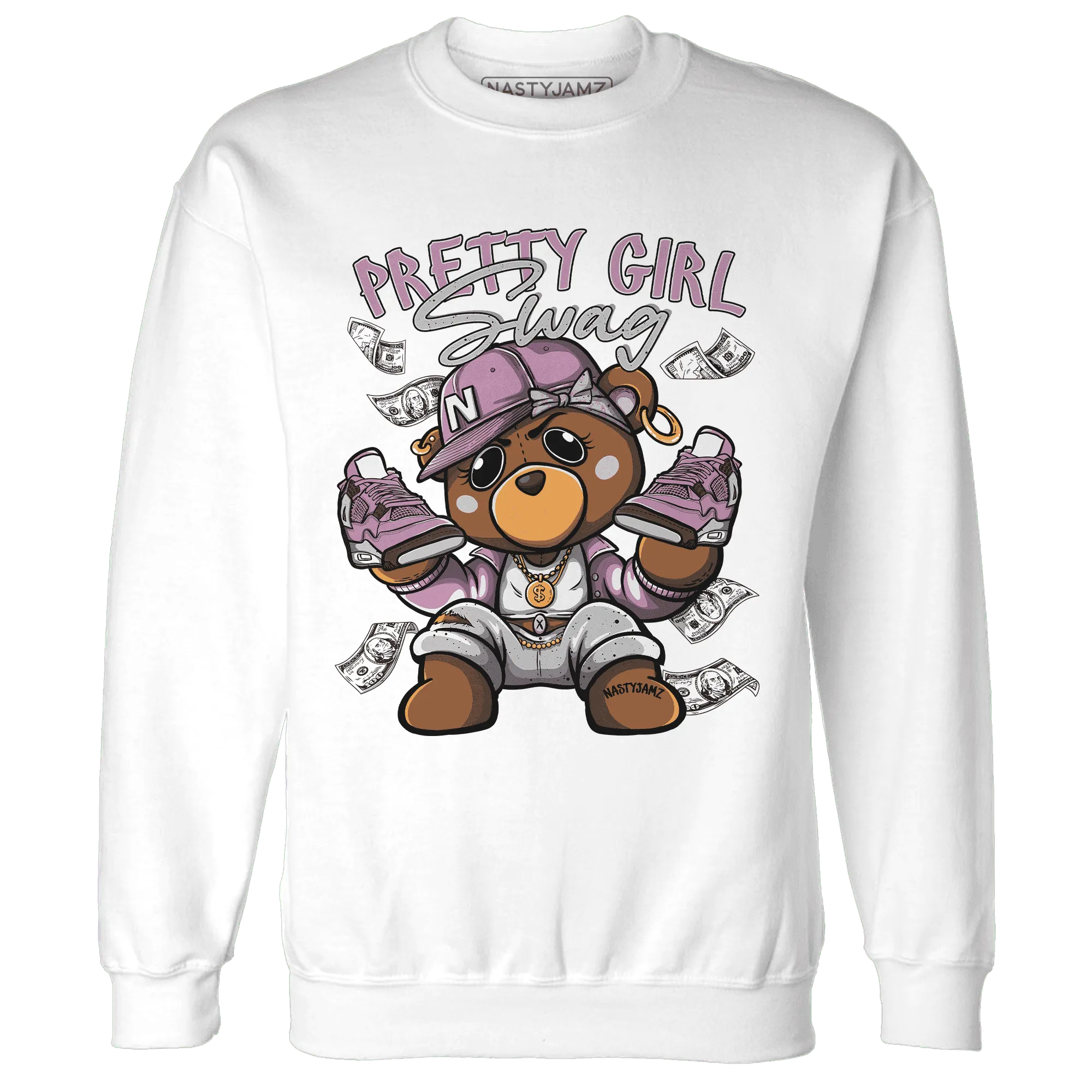 Orchid-Neutral-Grey-Black-White-4s-NastyJamz-Sweatshirt-Match-Pretty-BERNIE
