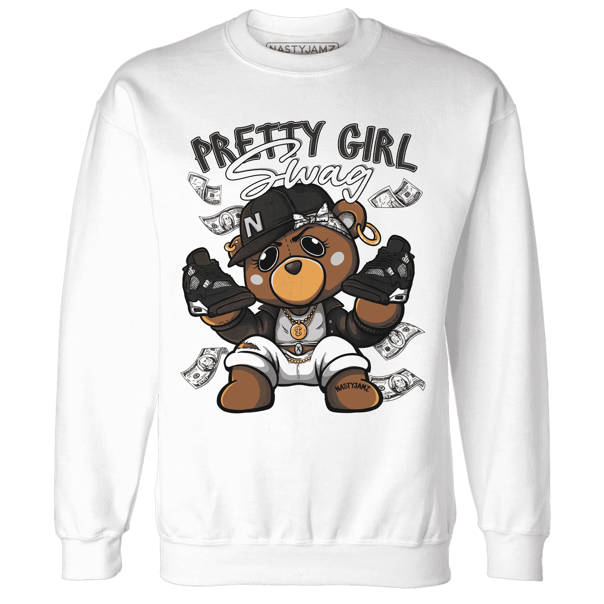 White-Thunder-4s-Sweatshirt-Match-Pretty-BERNIE