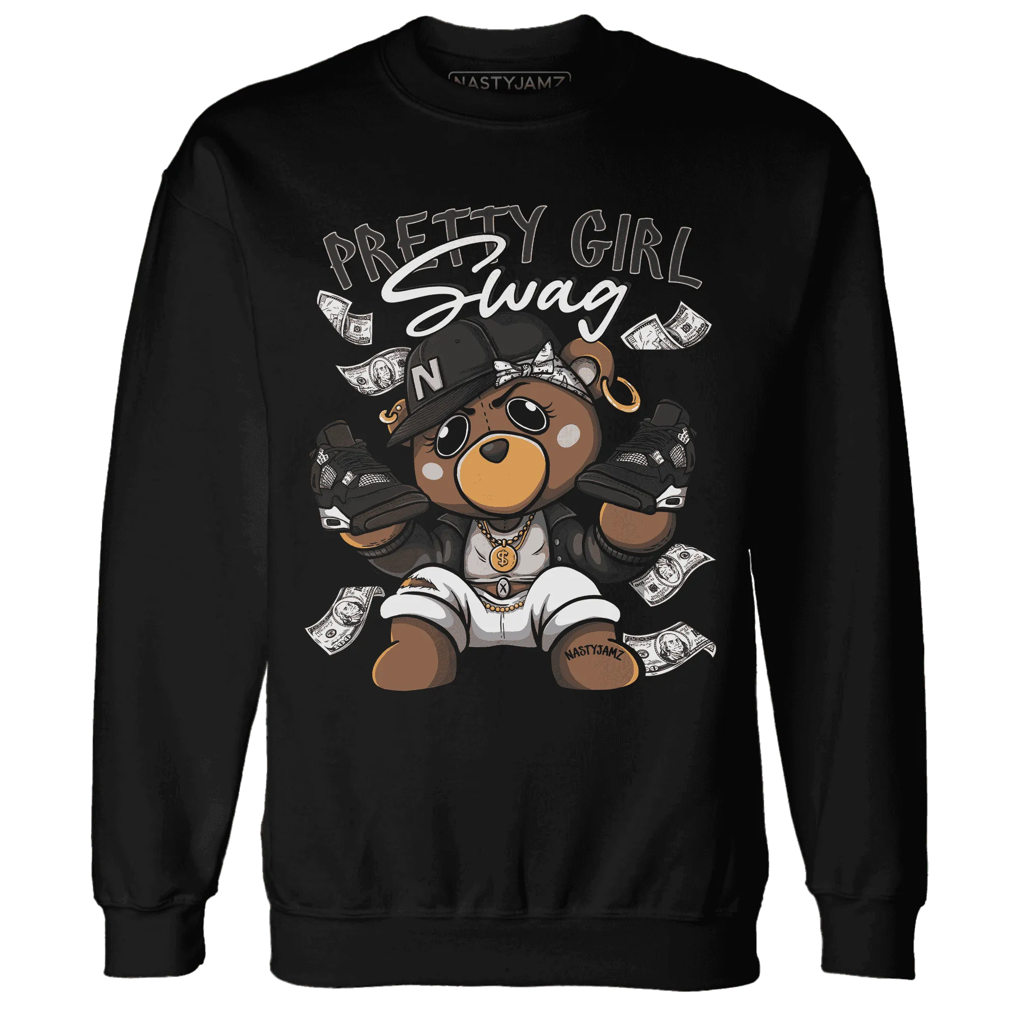 White-Thunder-4s-Sweatshirt-Match-Pretty-BERNIE