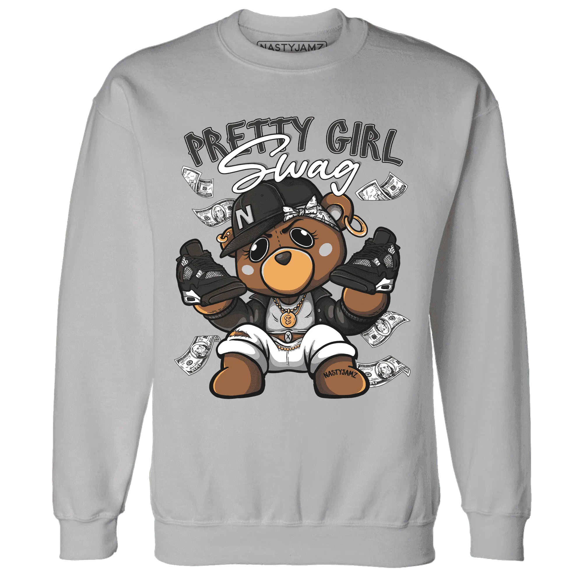 White-Thunder-4s-Sweatshirt-Match-Pretty-BERNIE
