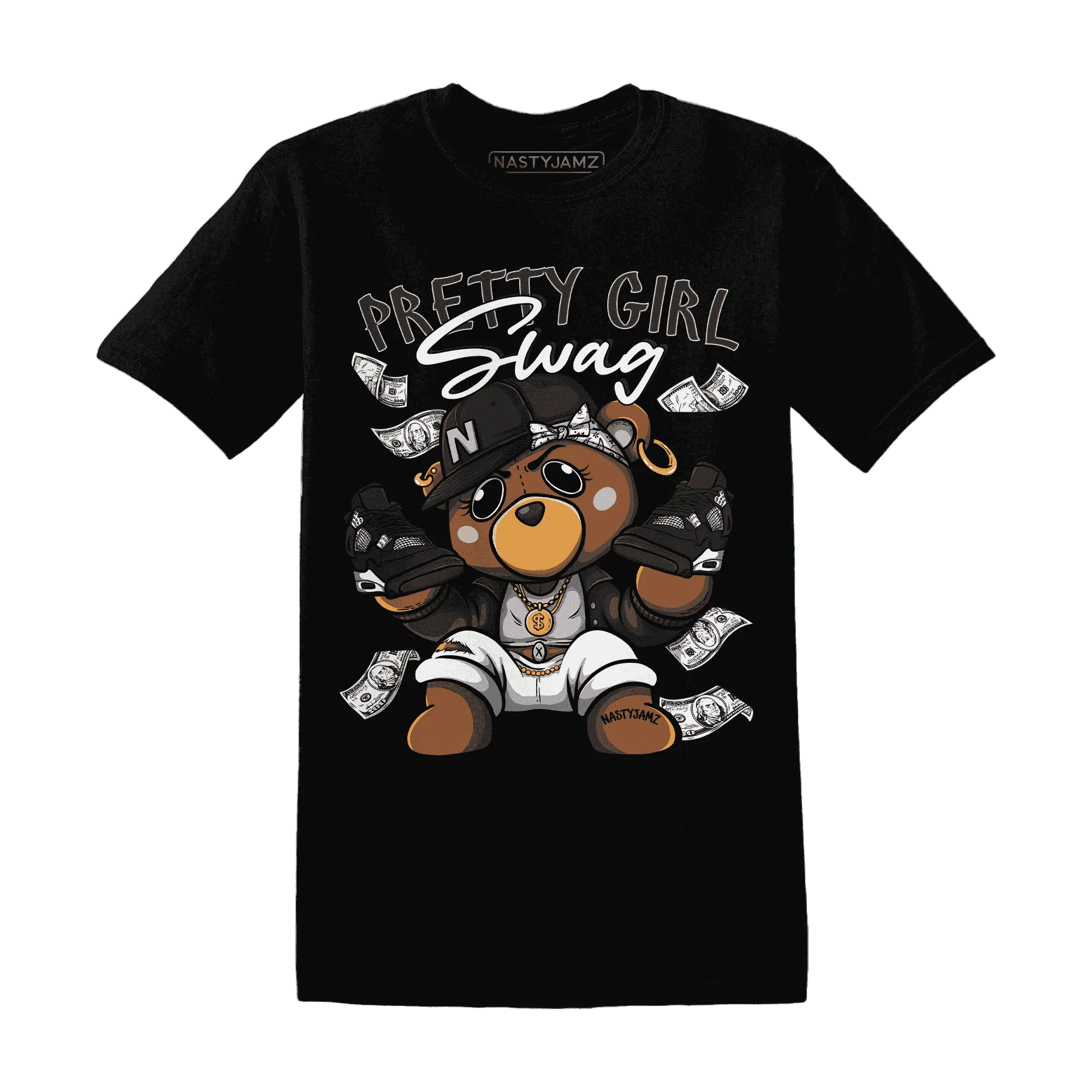 White-Thunder-4s-T-Shirt-Match-Pretty-BERNIE