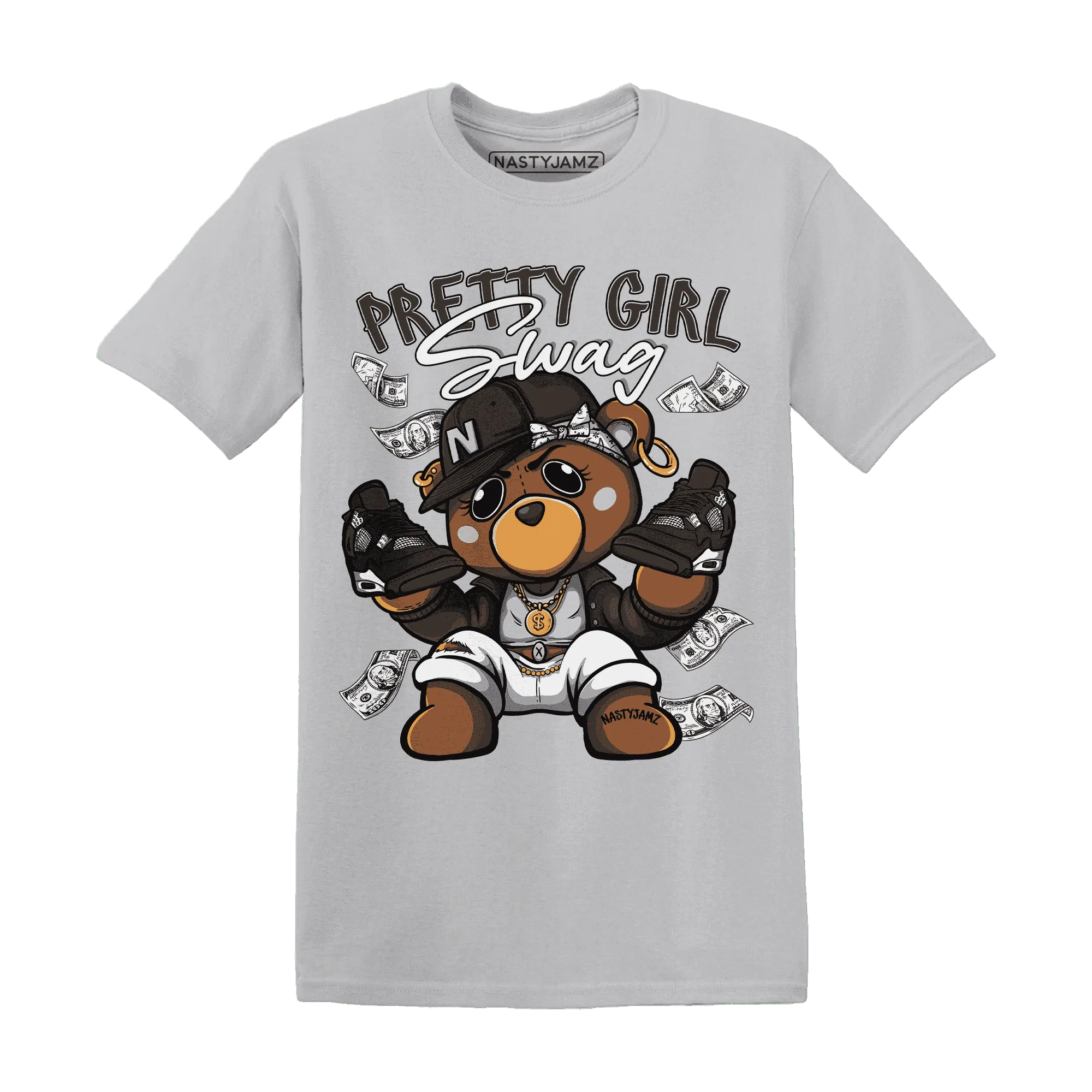 White-Thunder-4s-T-Shirt-Match-Pretty-BERNIE