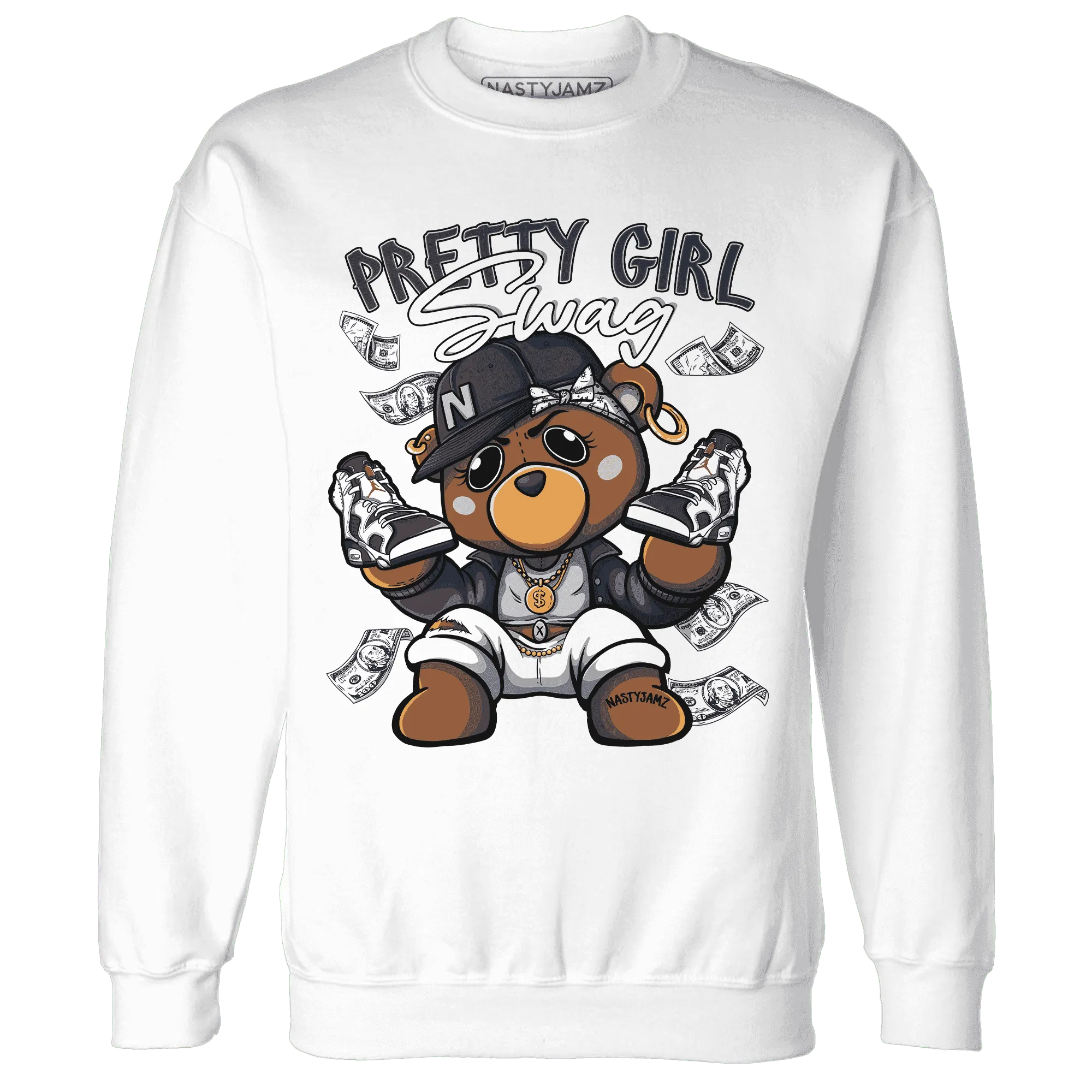 White-Navy-6s-Sweatshirt-Match-Pretty-BERNIE