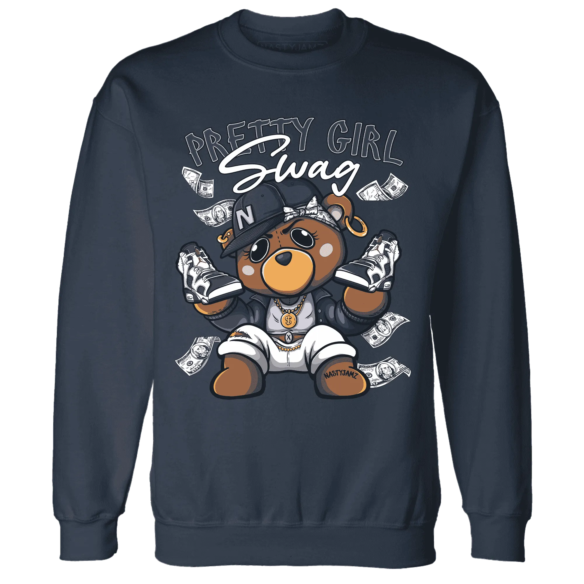 White-Navy-6s-Sweatshirt-Match-Pretty-BERNIE