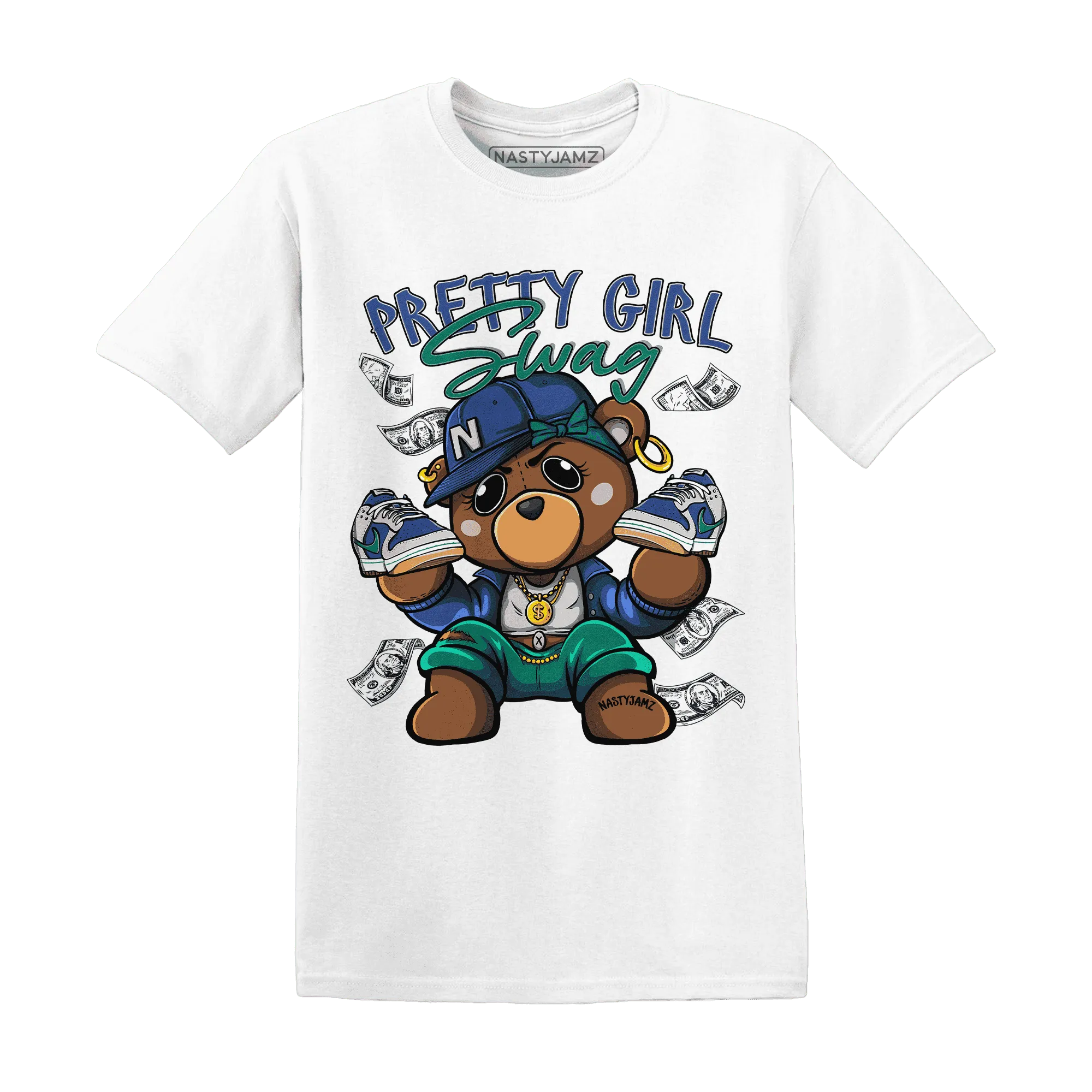 Dunk-Hyper-Royal-Malachite-NastyJamz-T-Shirt-Match-Pretty-BERNIE