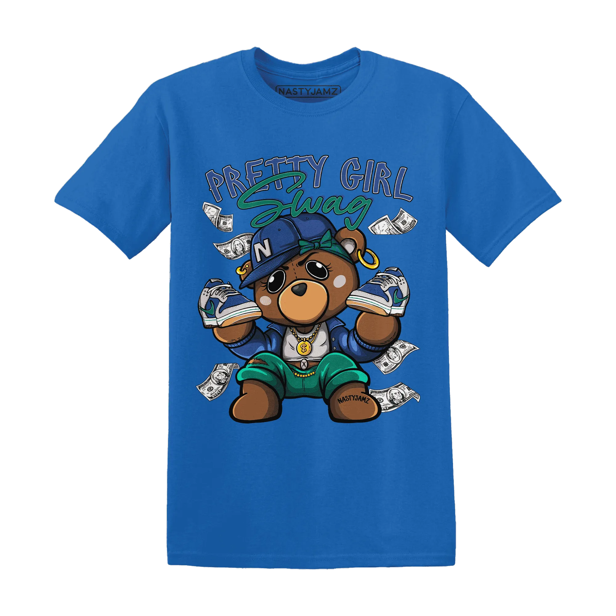 Dunk-Hyper-Royal-Malachite-NastyJamz-T-Shirt-Match-Pretty-BERNIE