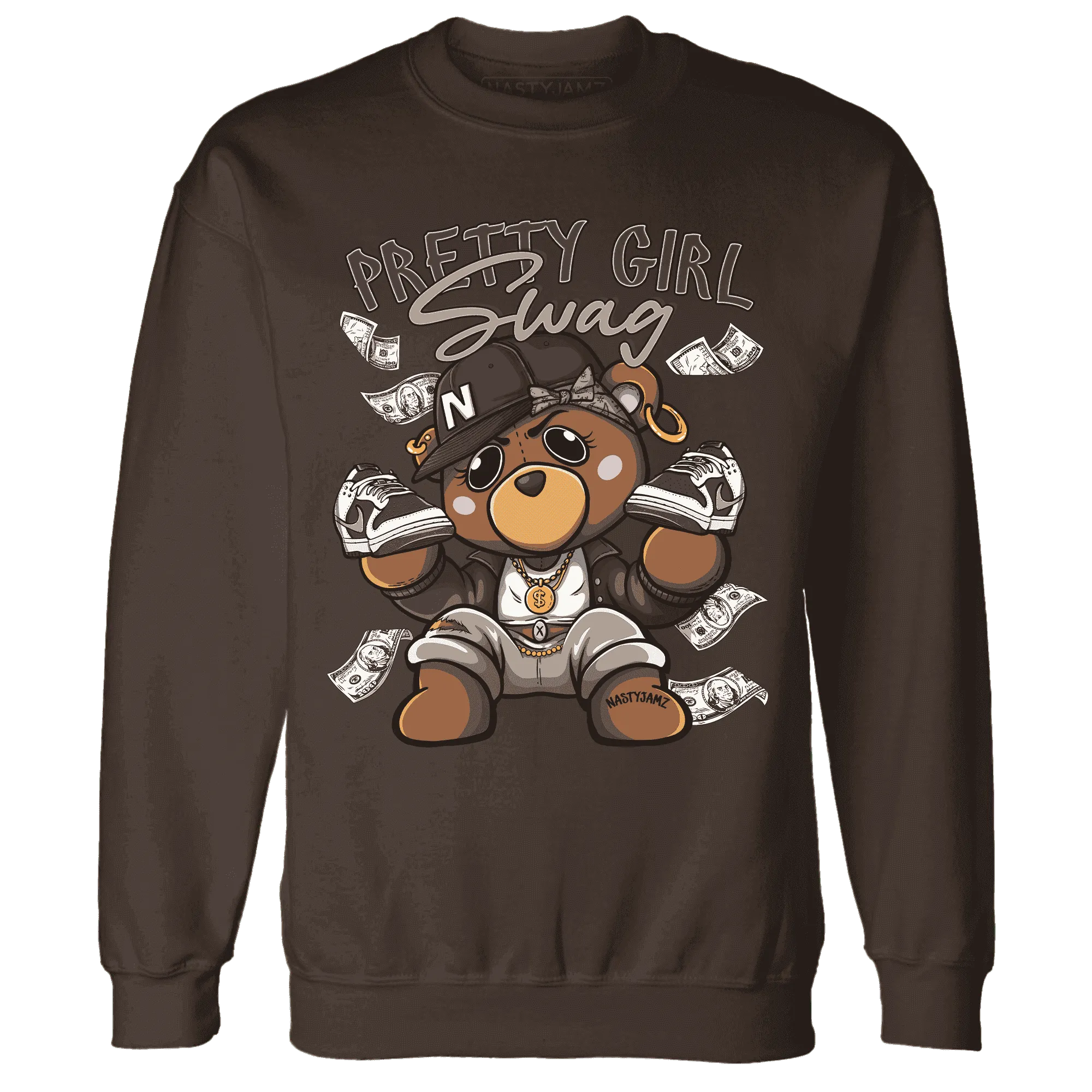 Dunk-Low-Baroque-Brown-Sweatshirt-Match-Pretty-BERNIE