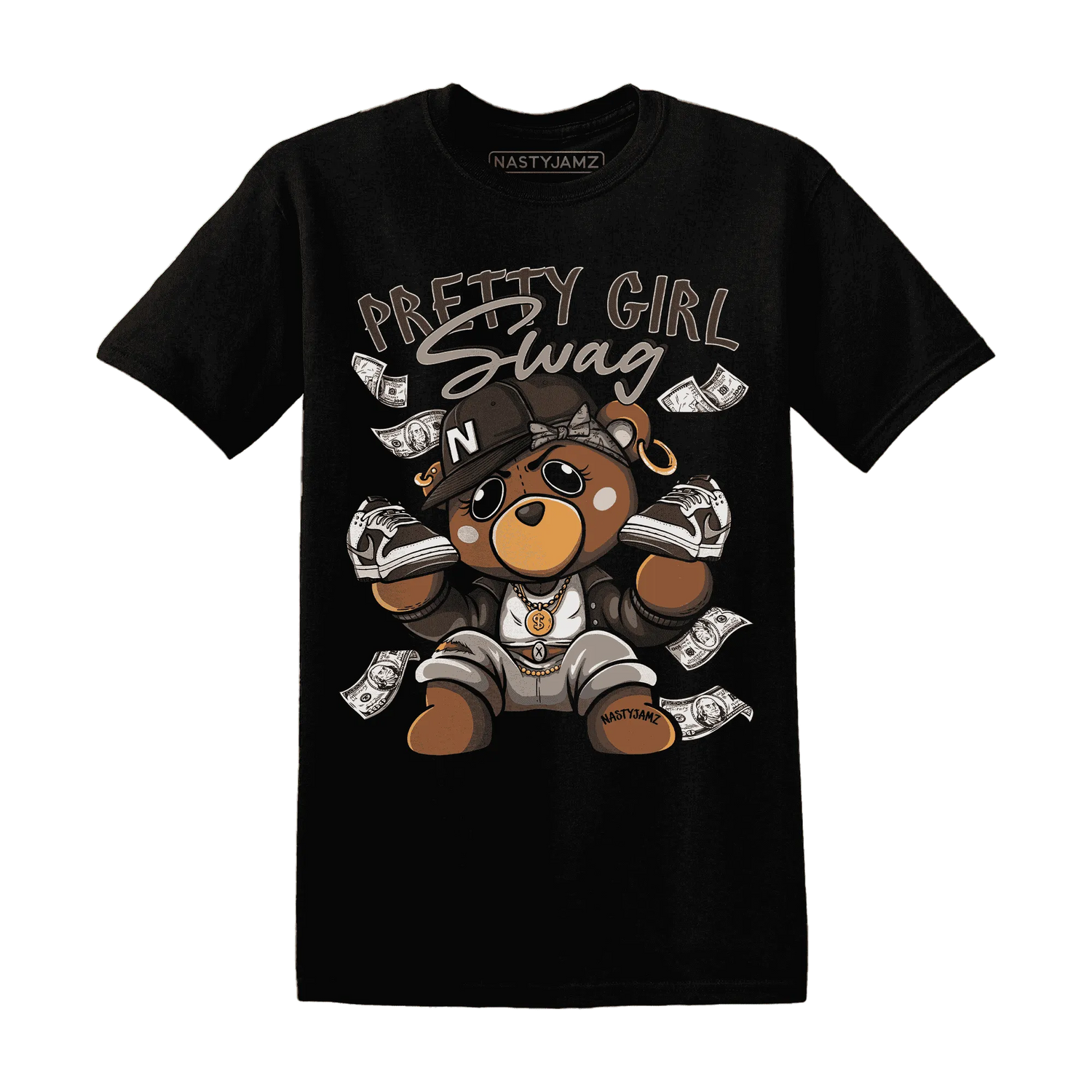 Dunk-Low-Baroque-Brown-T-Shirt-Match-Pretty-BERNIE