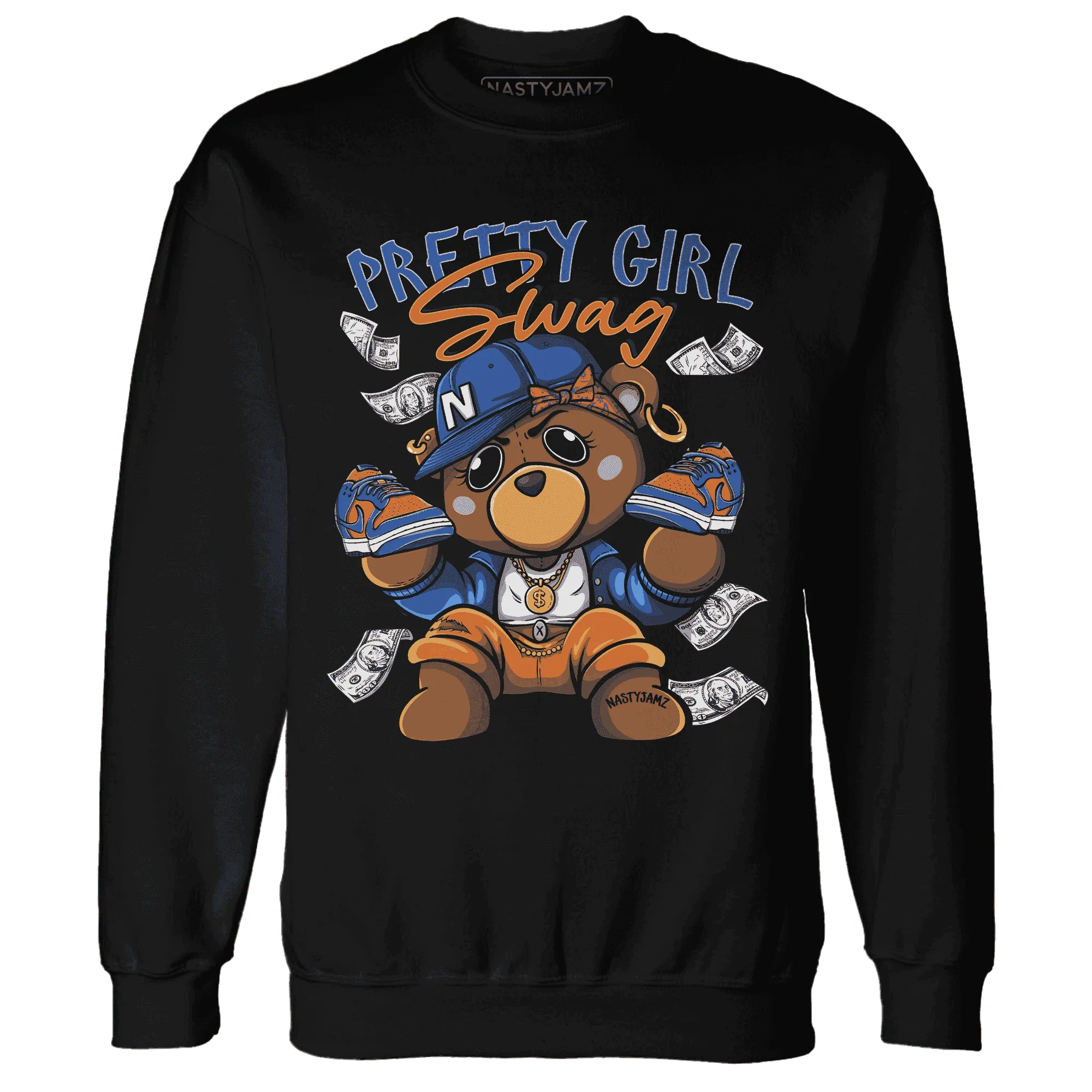 Dunk-Low-Knicks-Sweatshirt-Match-Pretty-BERNIE