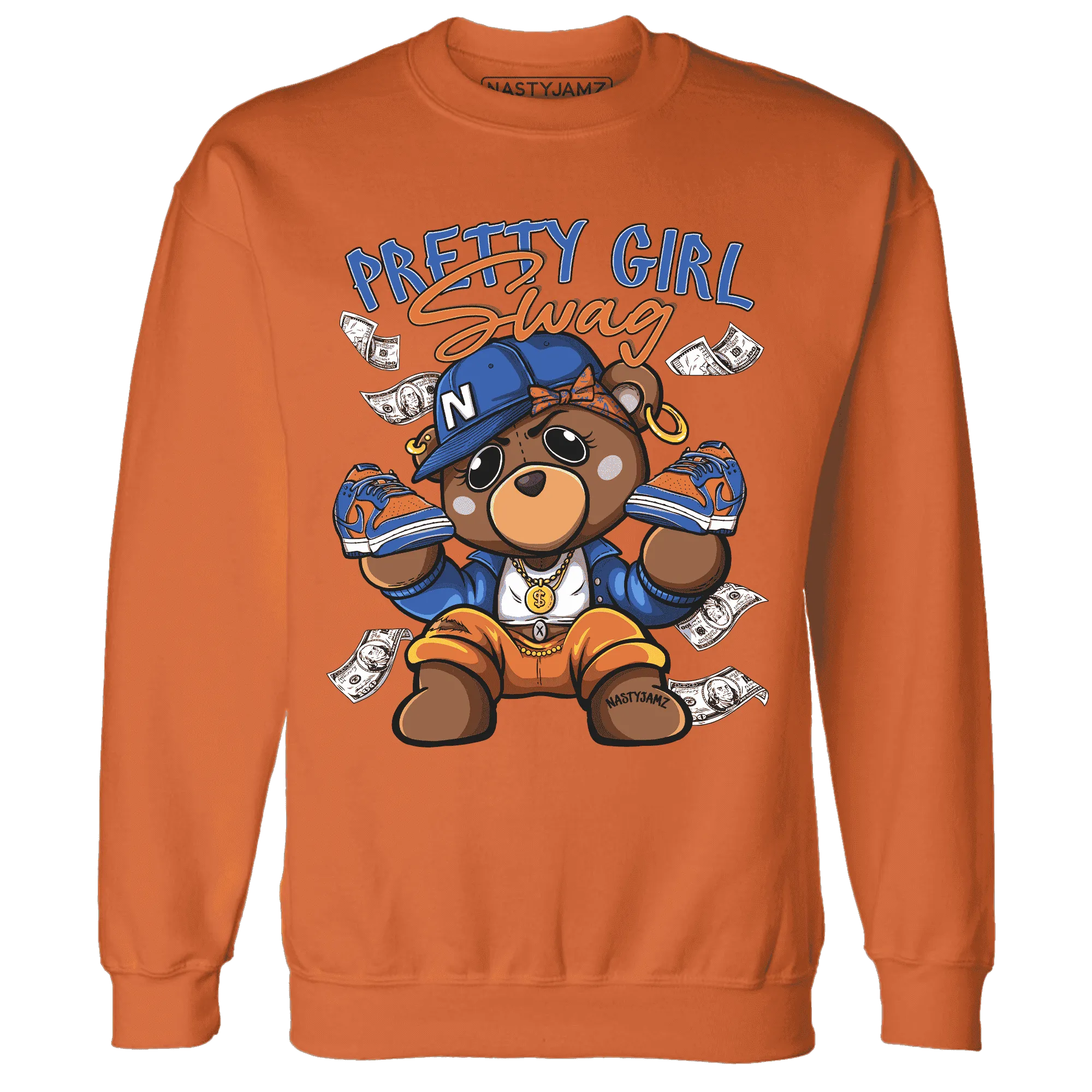 Dunk-Low-Knicks-Sweatshirt-Match-Pretty-BERNIE