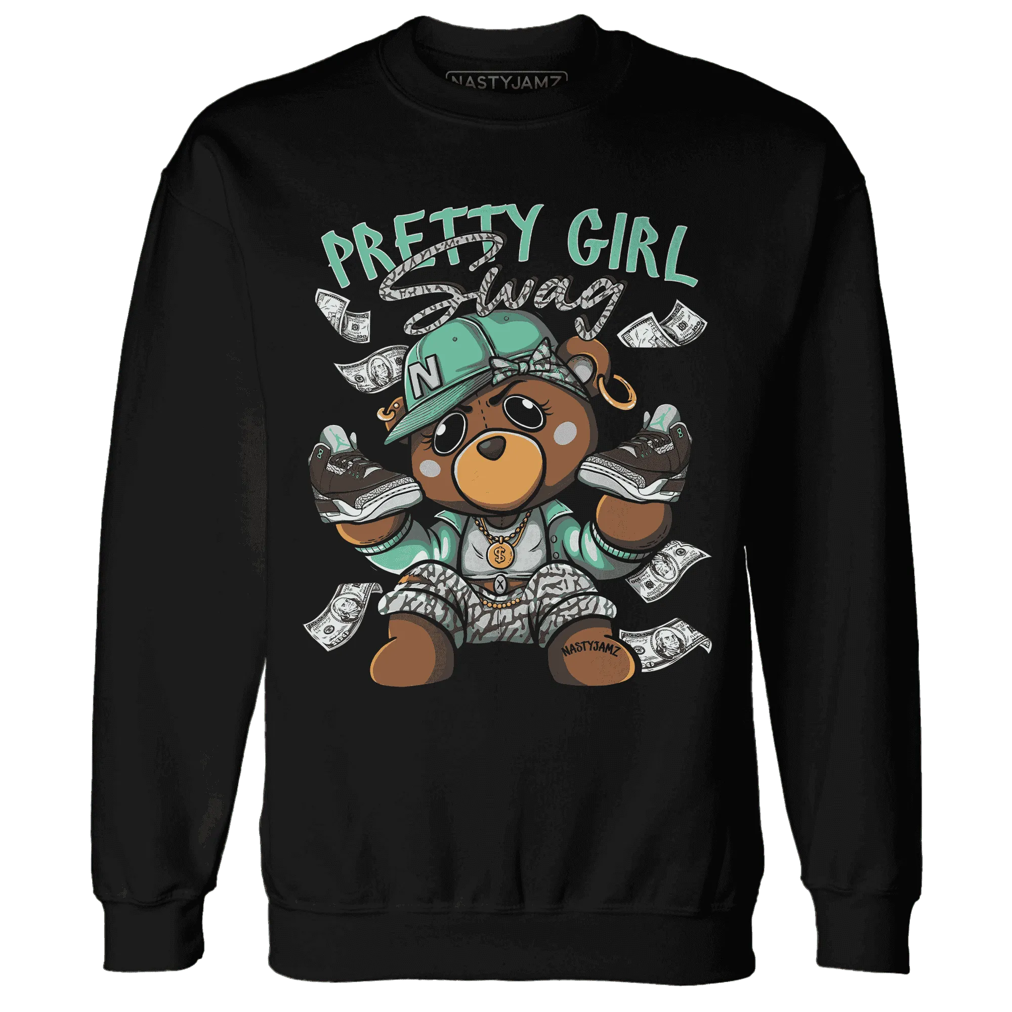 Green-Glow-3s-Sweatshirt-Match-Pretty-BERNIE