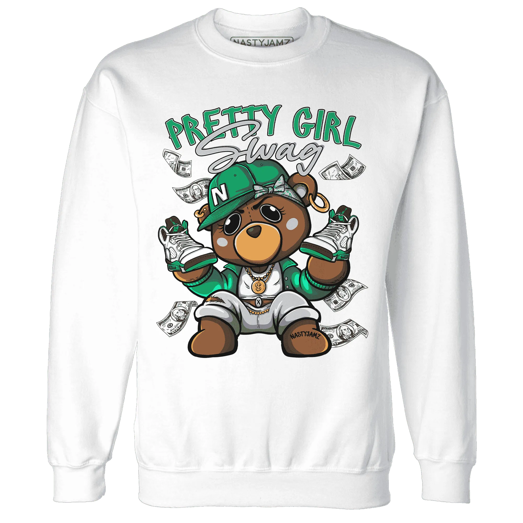 Lucky-Green-5s-Sweatshirt-Match-Pretty-BERNIE