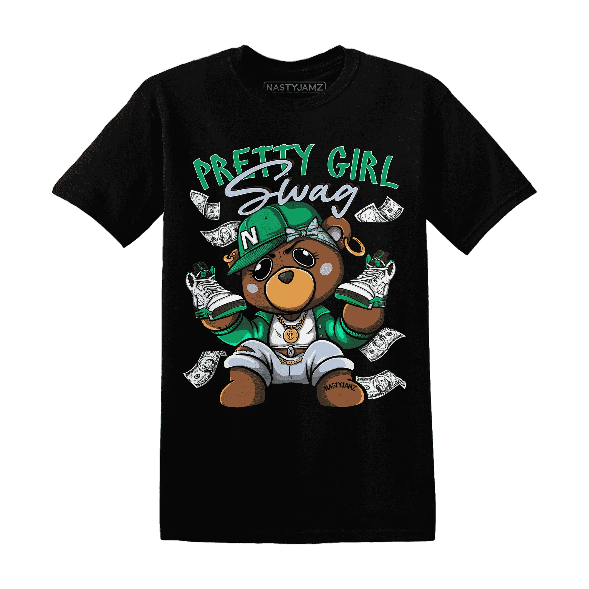 Lucky-Green-5s-T-Shirt-Match-Pretty-BERNIE