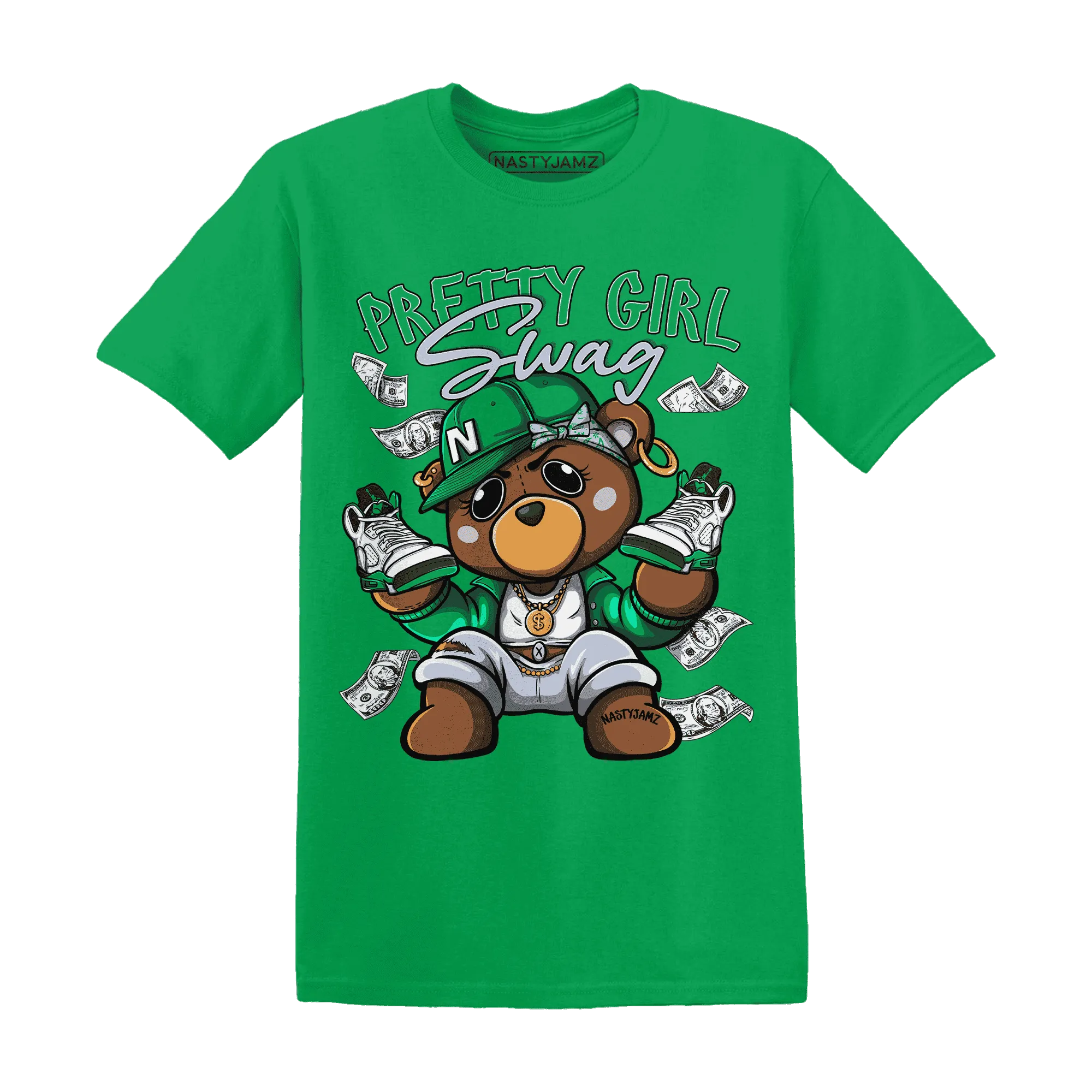 Lucky-Green-5s-T-Shirt-Match-Pretty-BERNIE