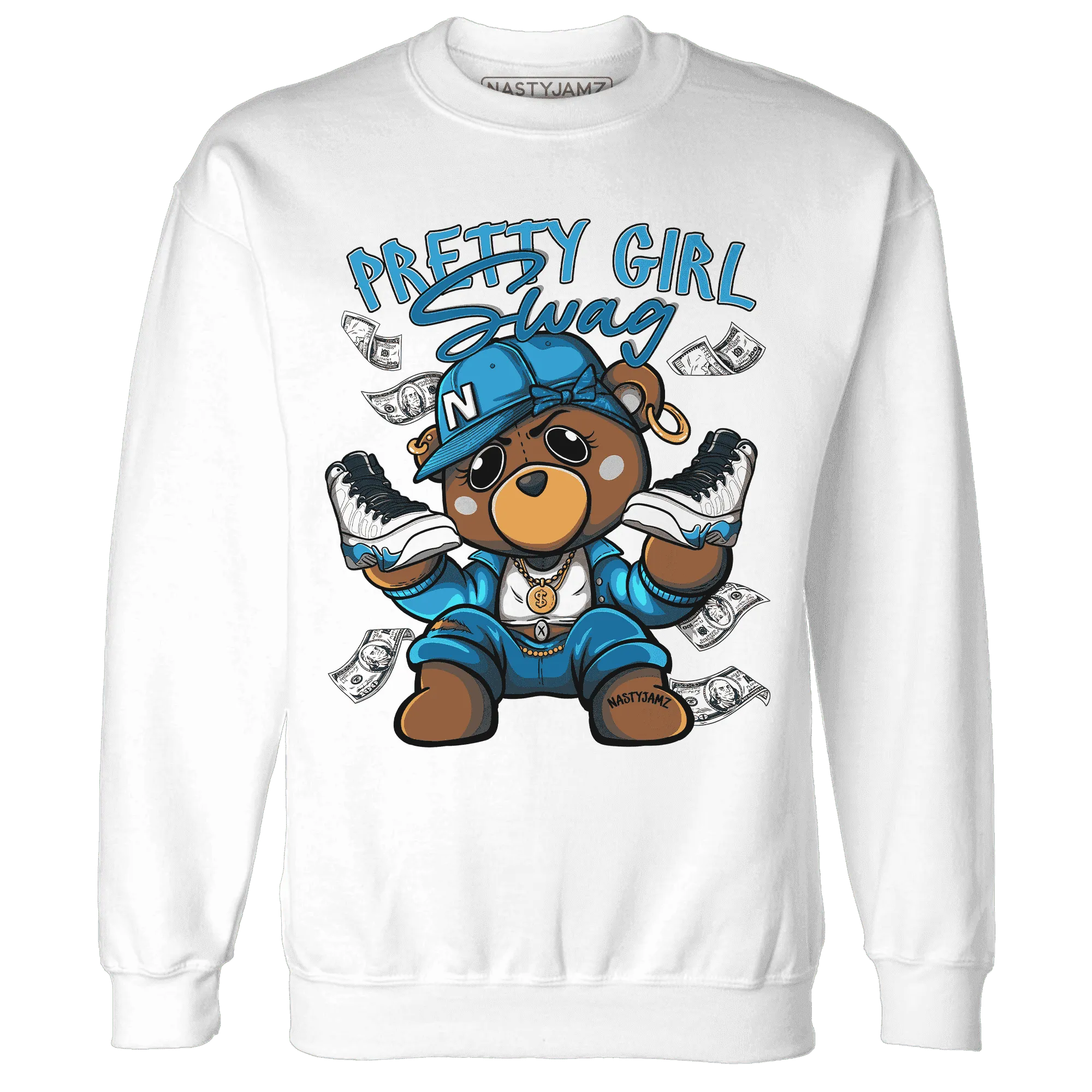 Powder-Blue-9s-Sweatshirt-Match-Pretty-BERNIE